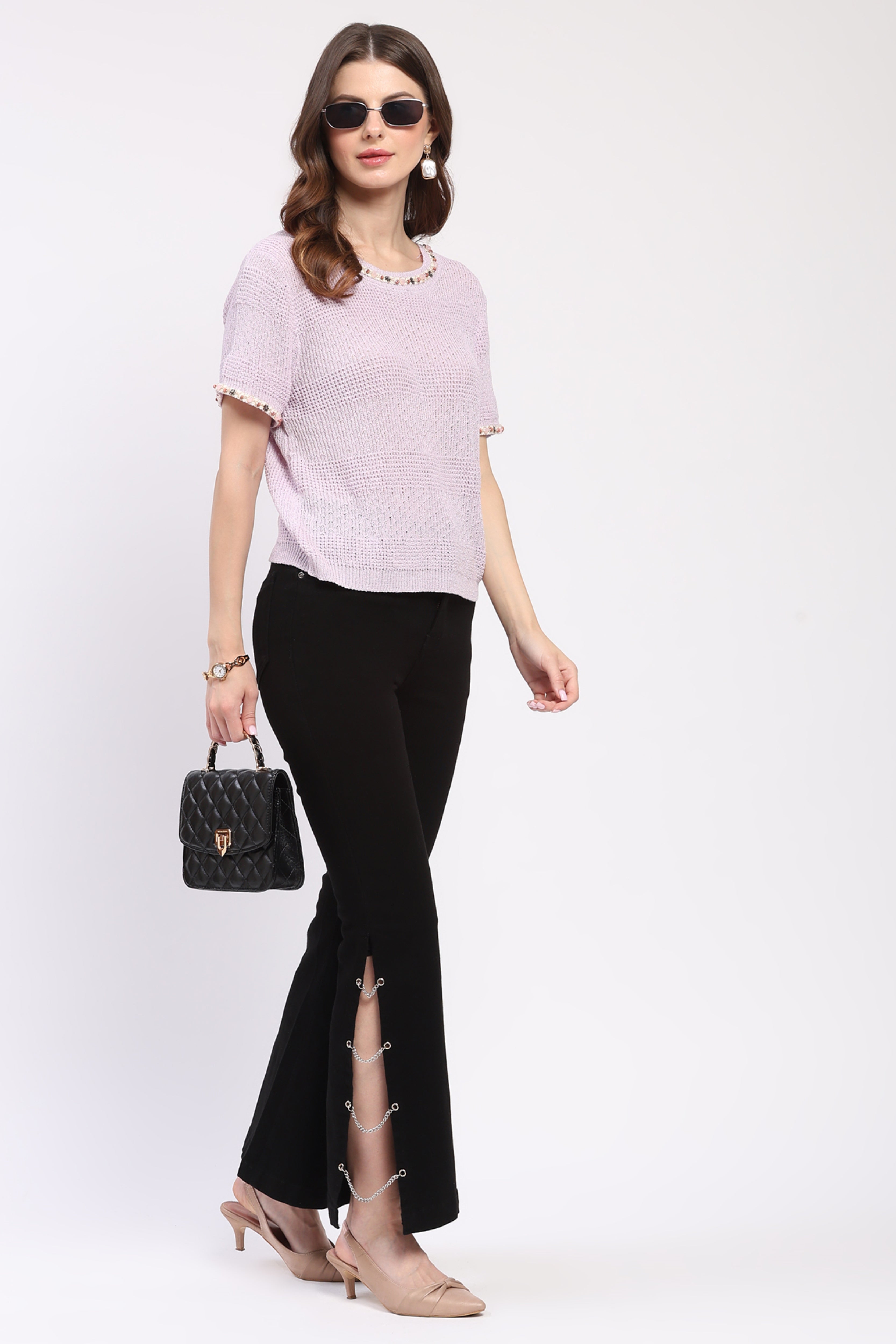 Jet Black Bootcut Jeans