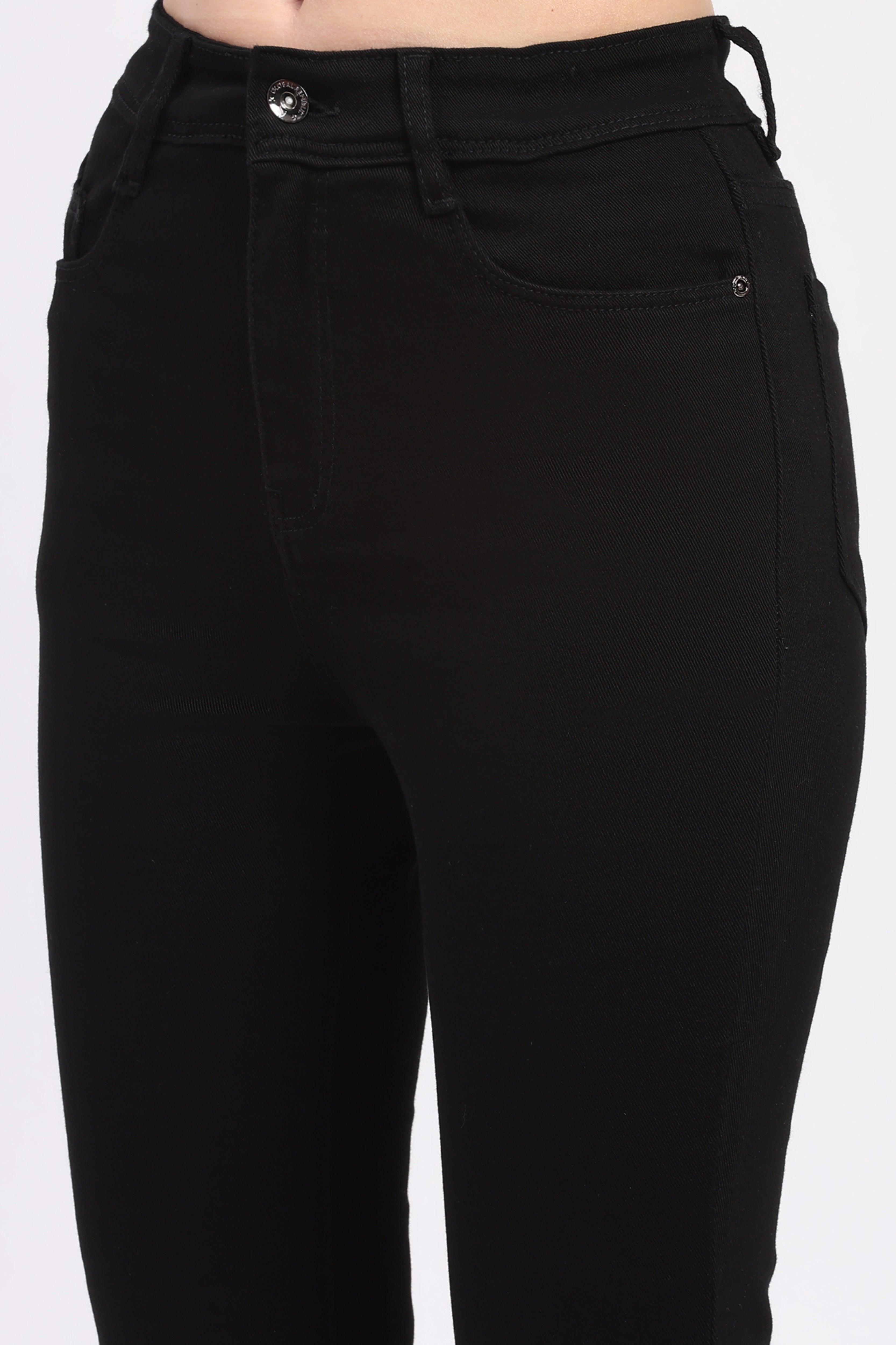 Jet Black Bootcut Jeans