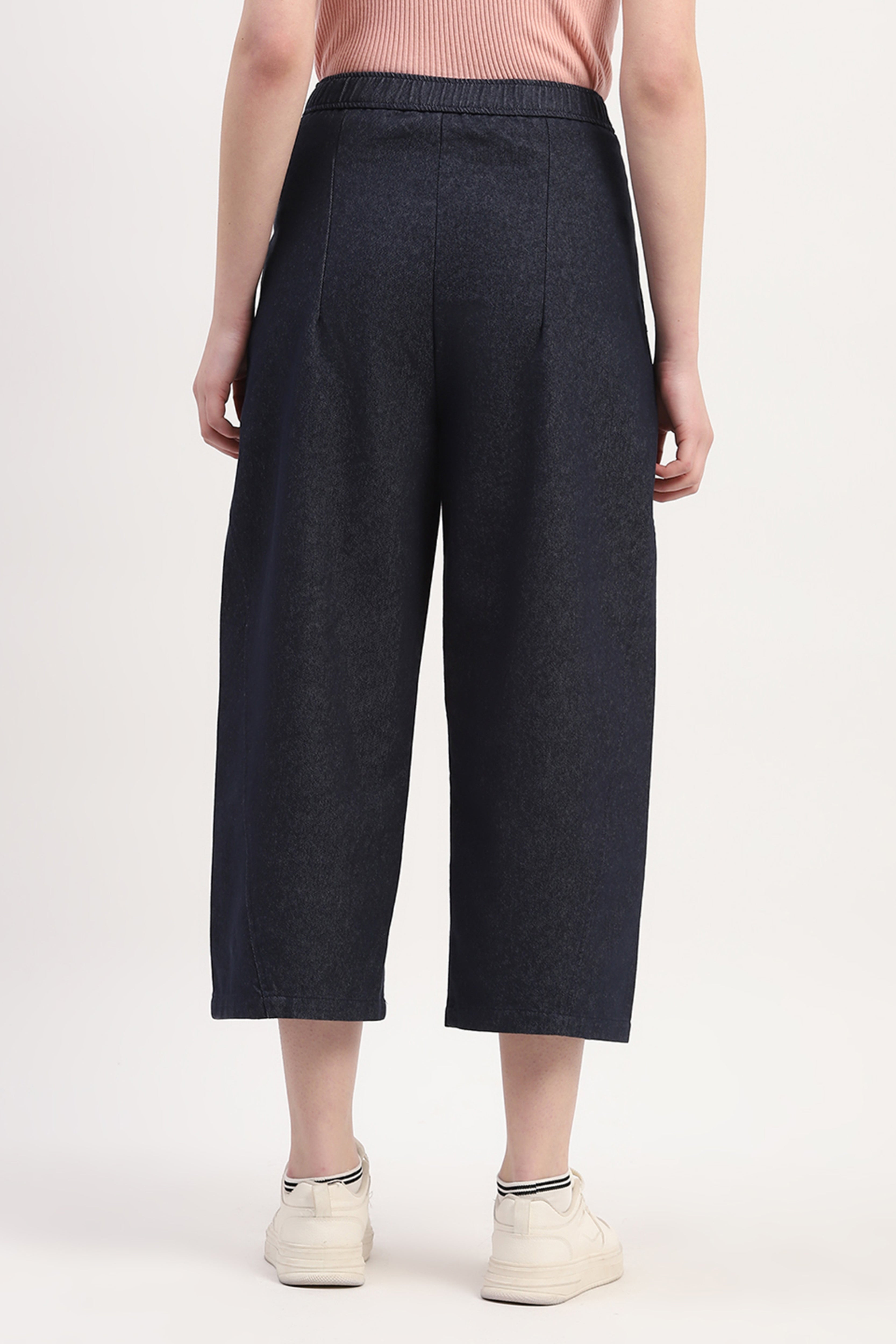Blue Solid Jeans