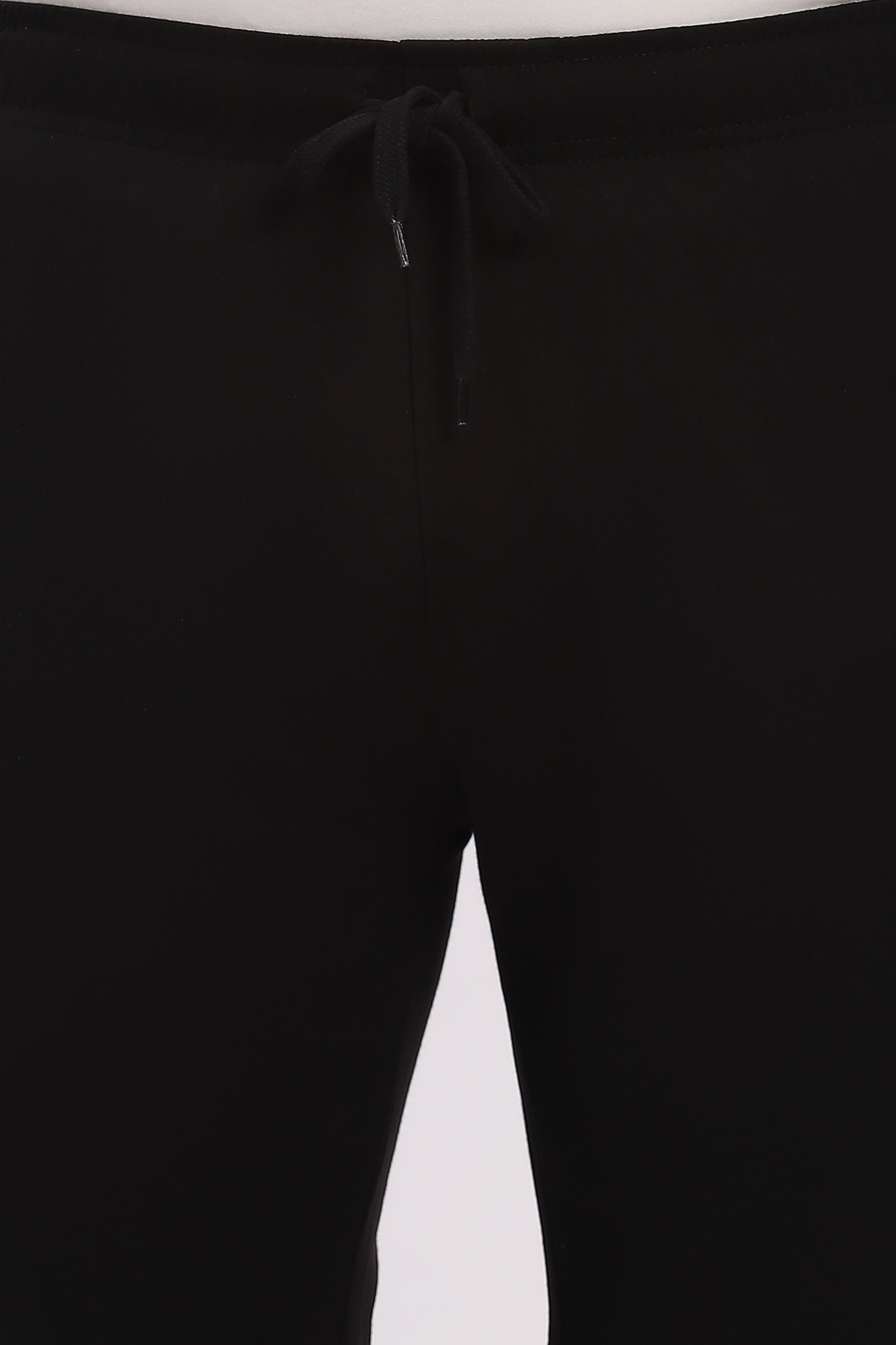 Black Comfort Stretch Casual Shorts