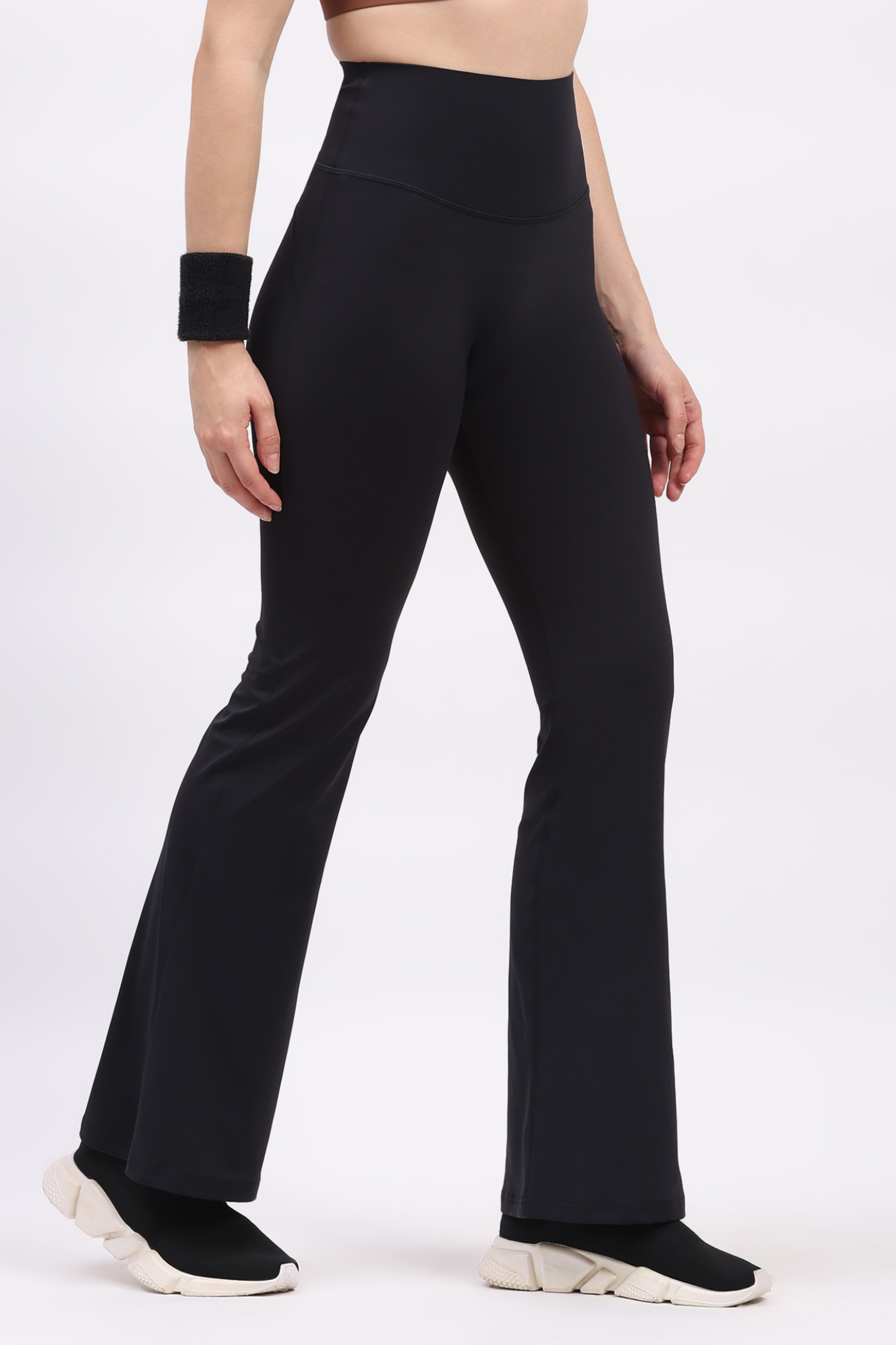 Black Ultra Stretchable Bootcut Lower