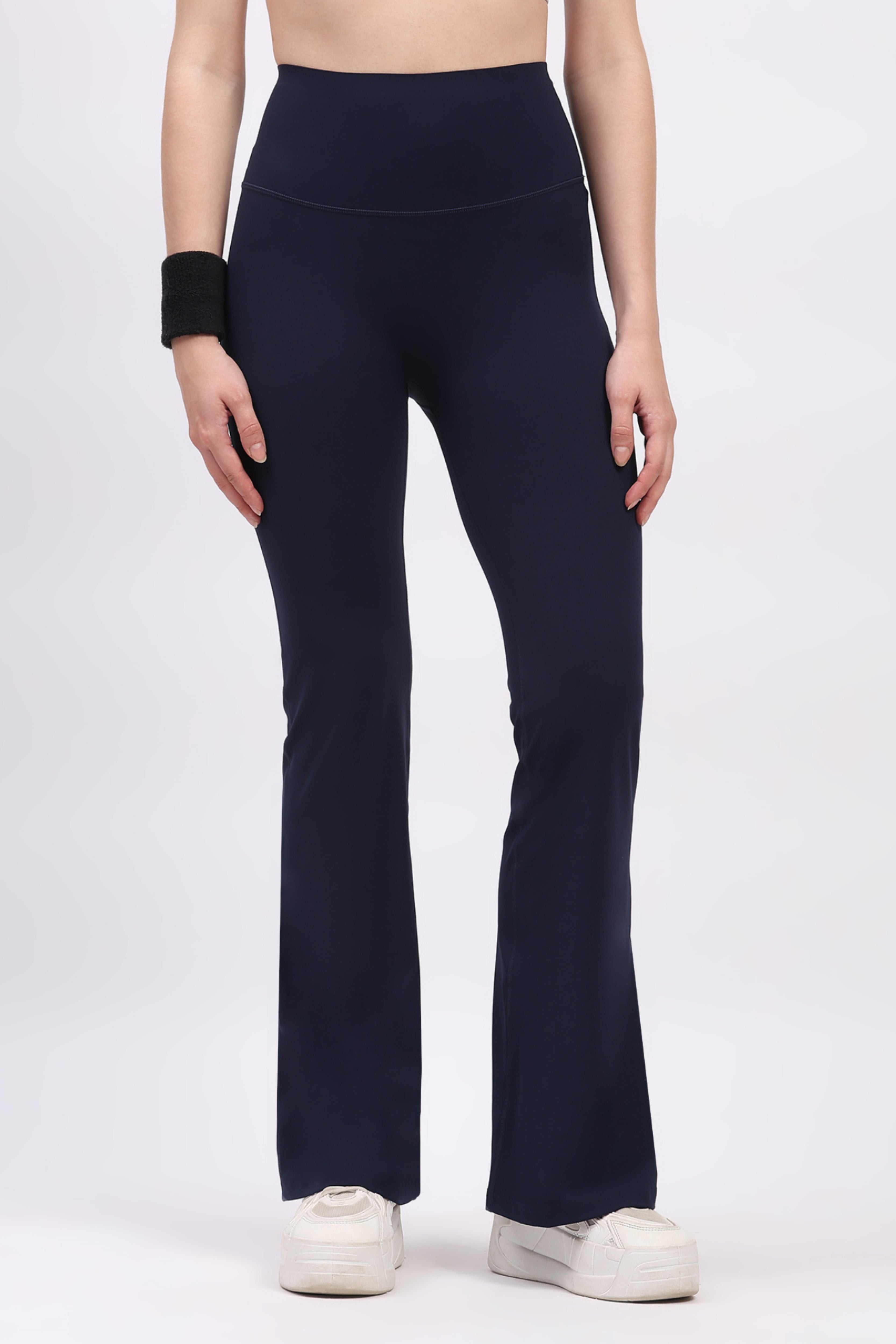 Navy Blue Ultra Stretchable Bootcut Lower