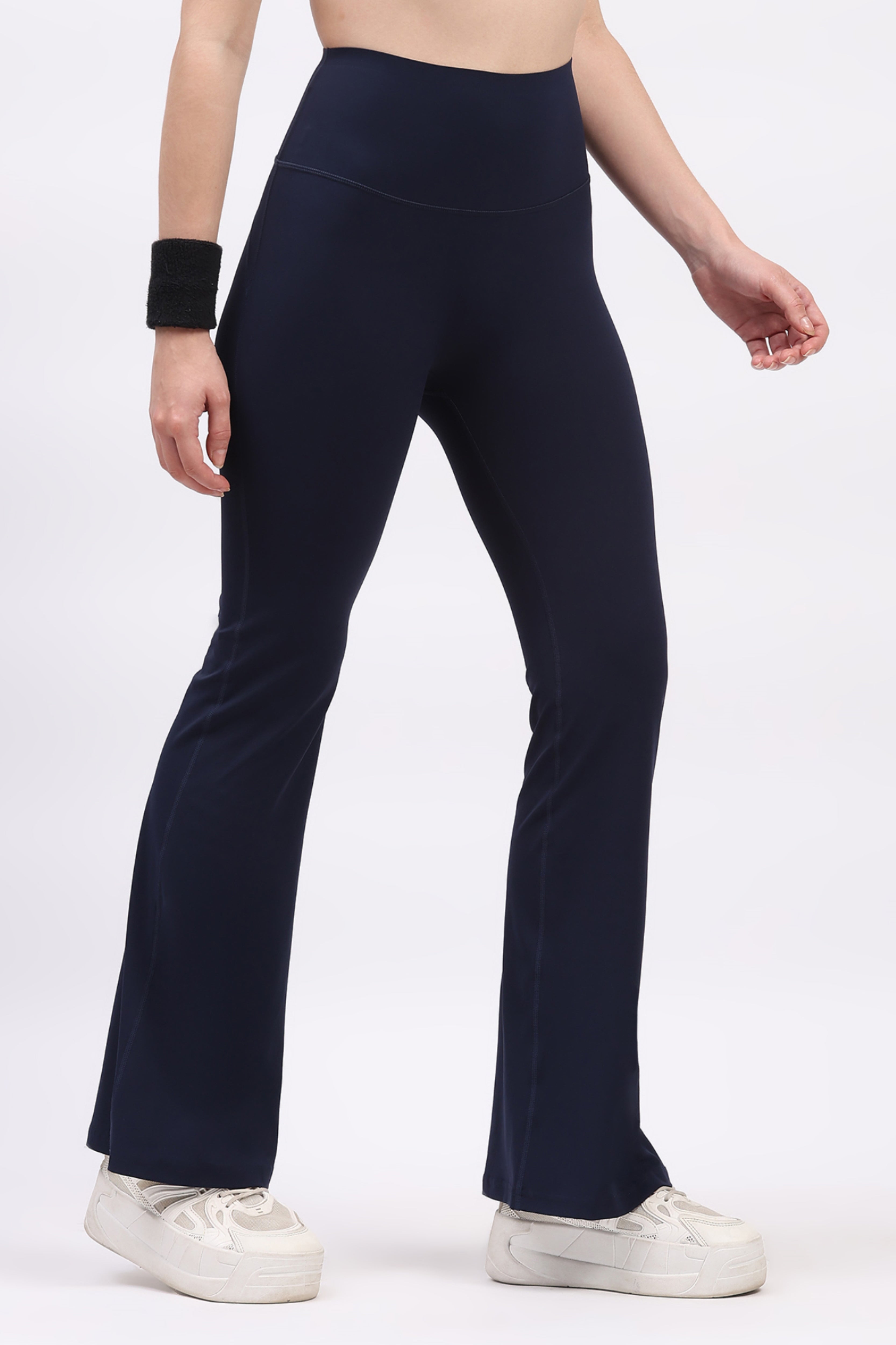 Navy Blue Ultra Stretchable Bootcut Lower