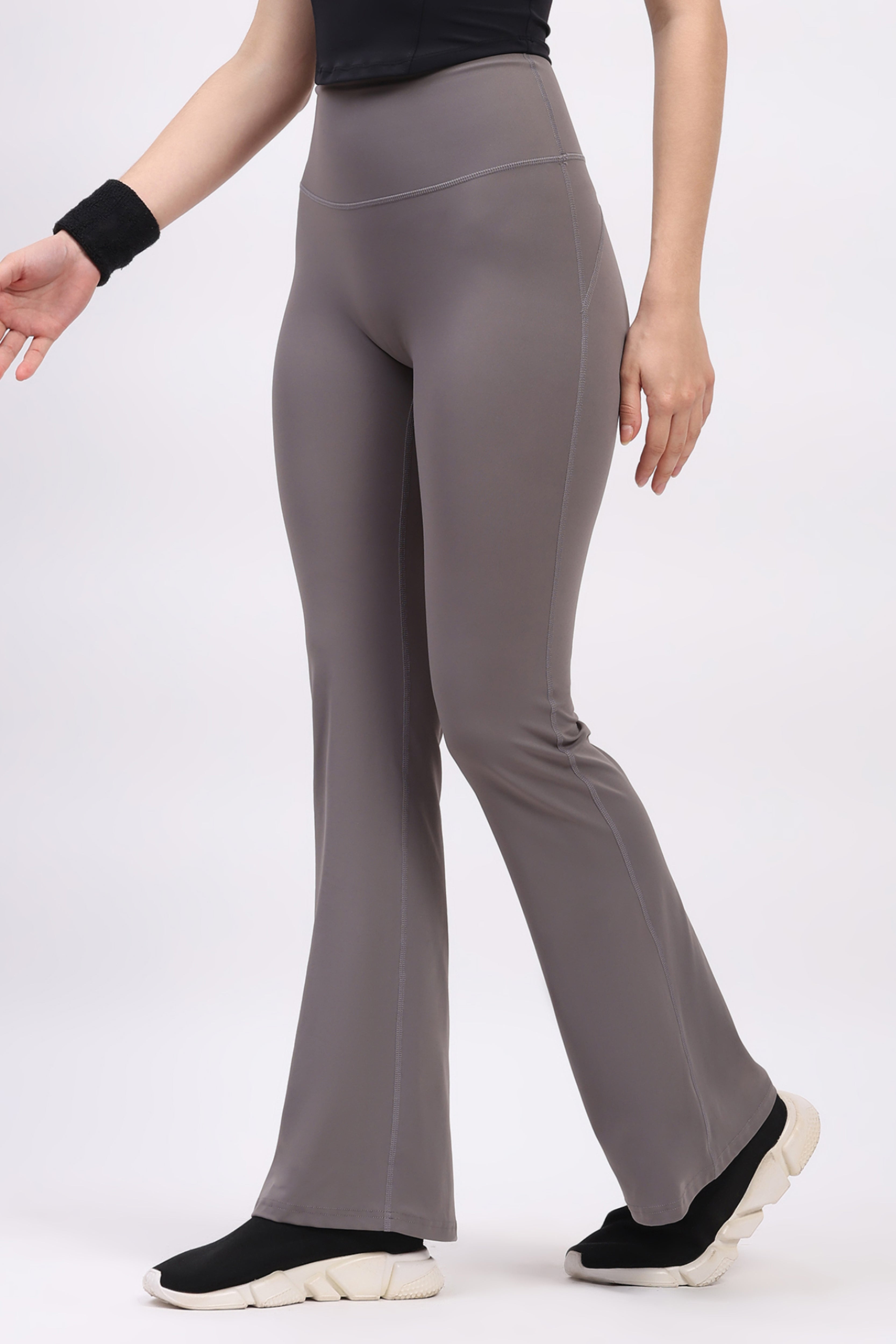 Dark Grey Ultra Stretchable Bootcut Lower