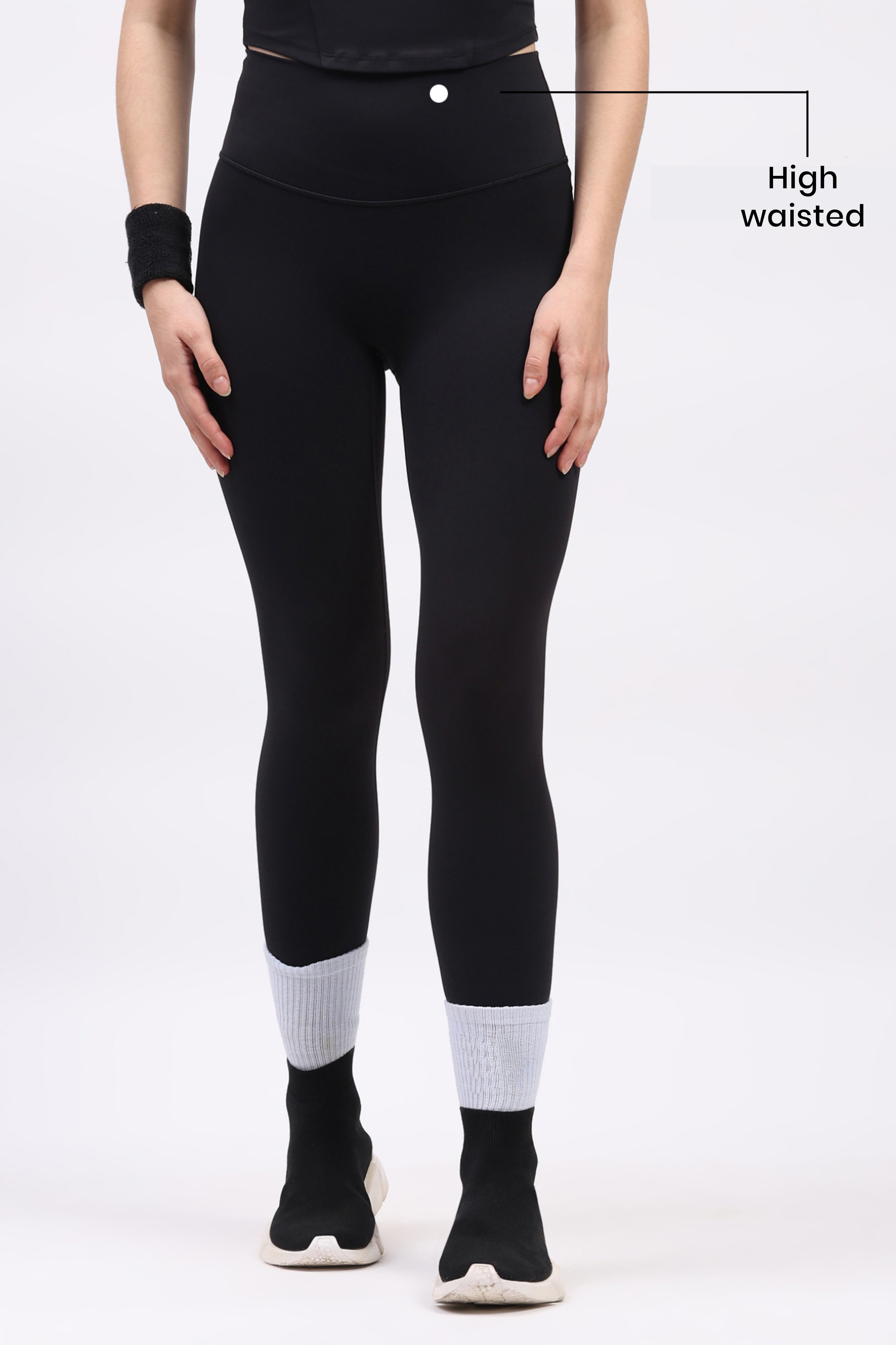 Black Ultra Stretchable Active Leggings