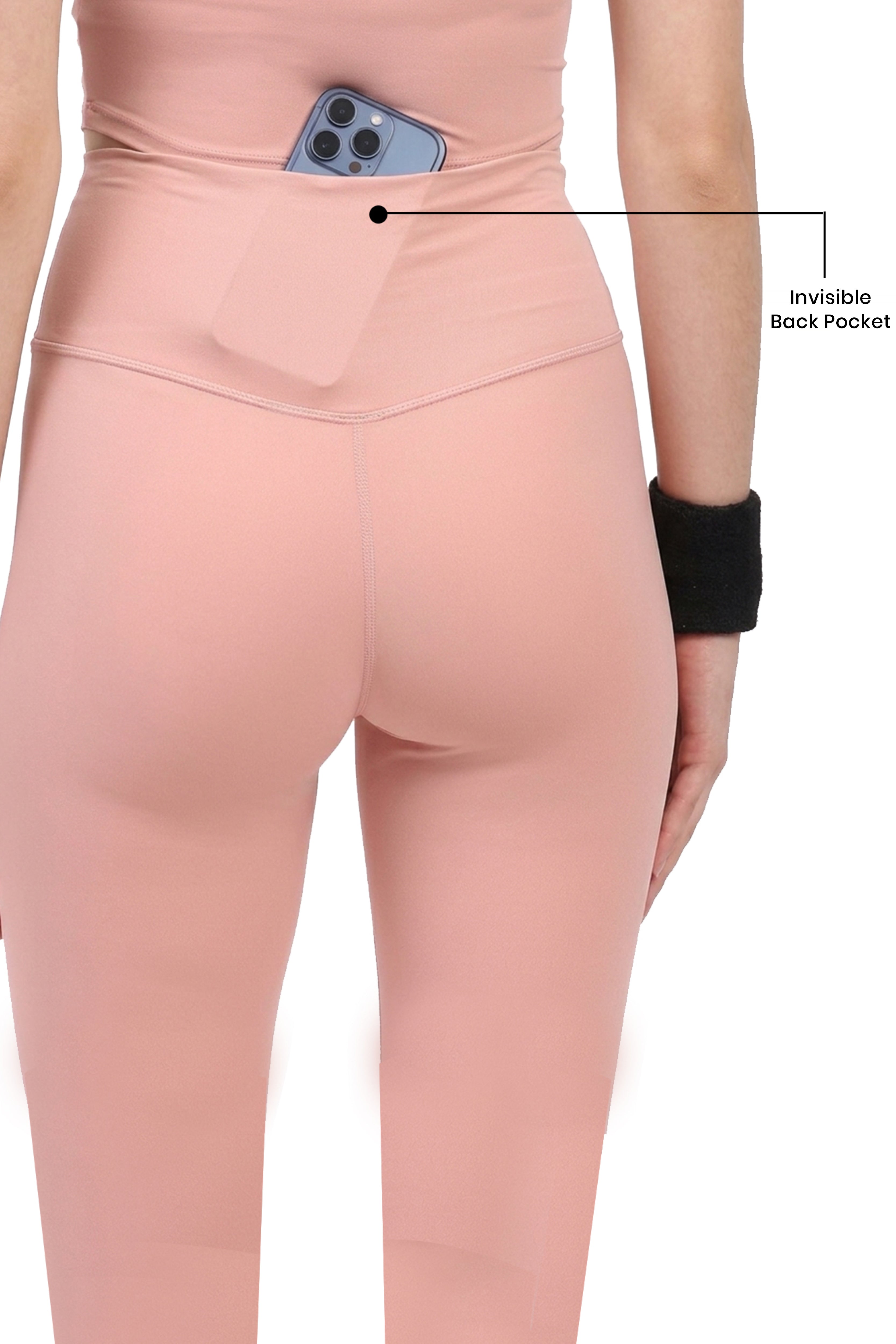 Pink Ultra Stretchable Active Leggings