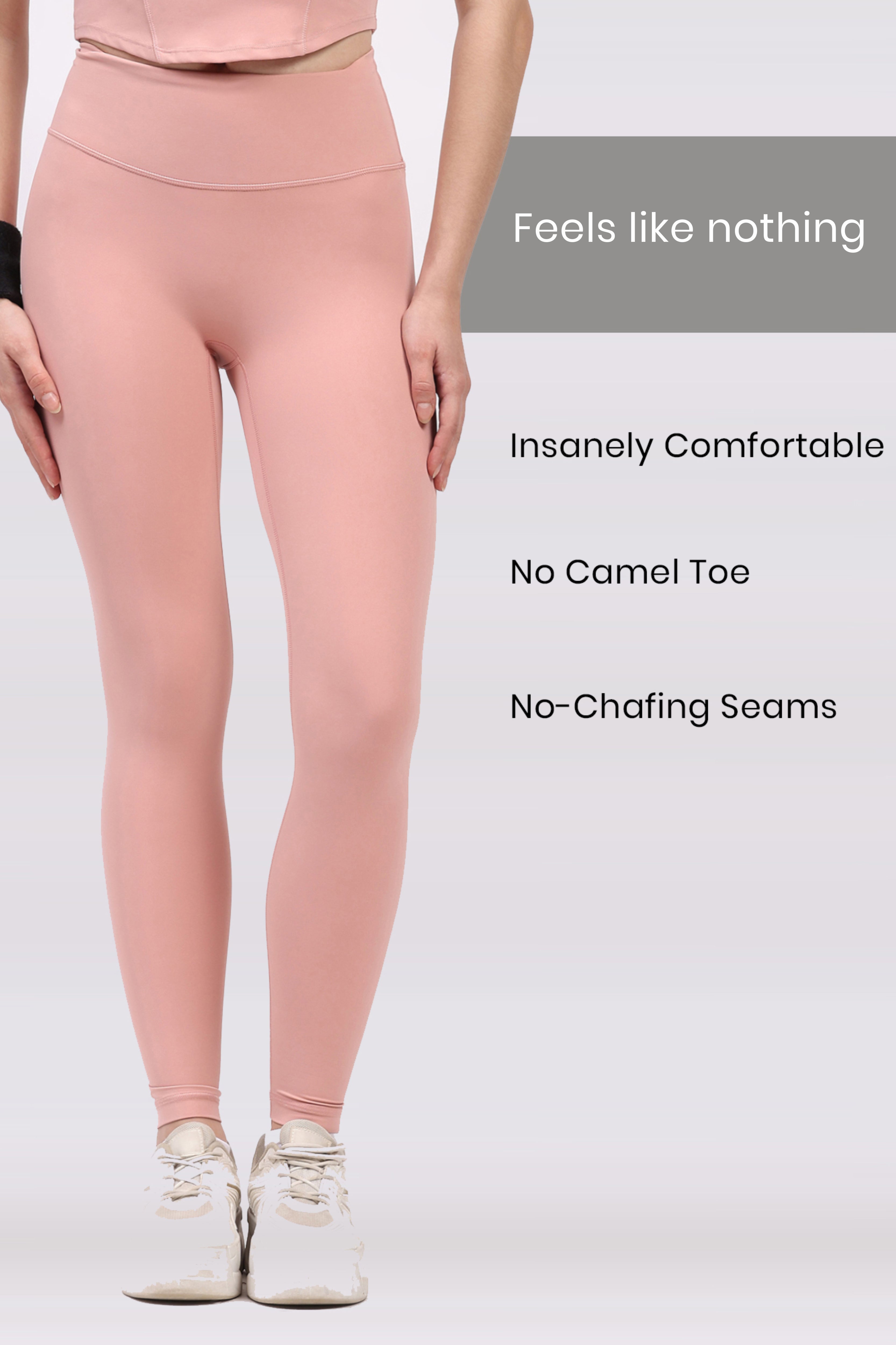 Pink Ultra Stretchable Active Leggings