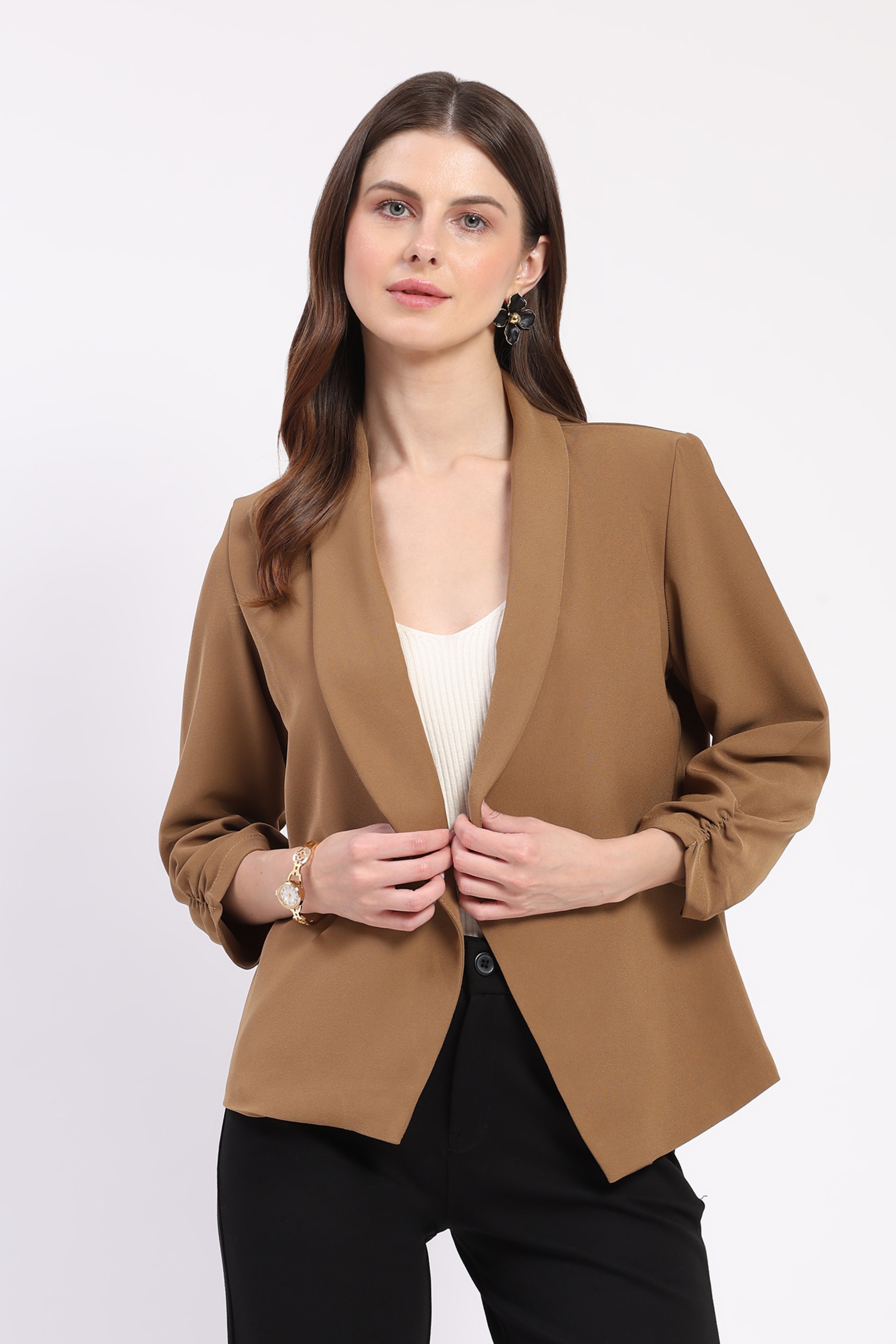 Brown Solid Coat