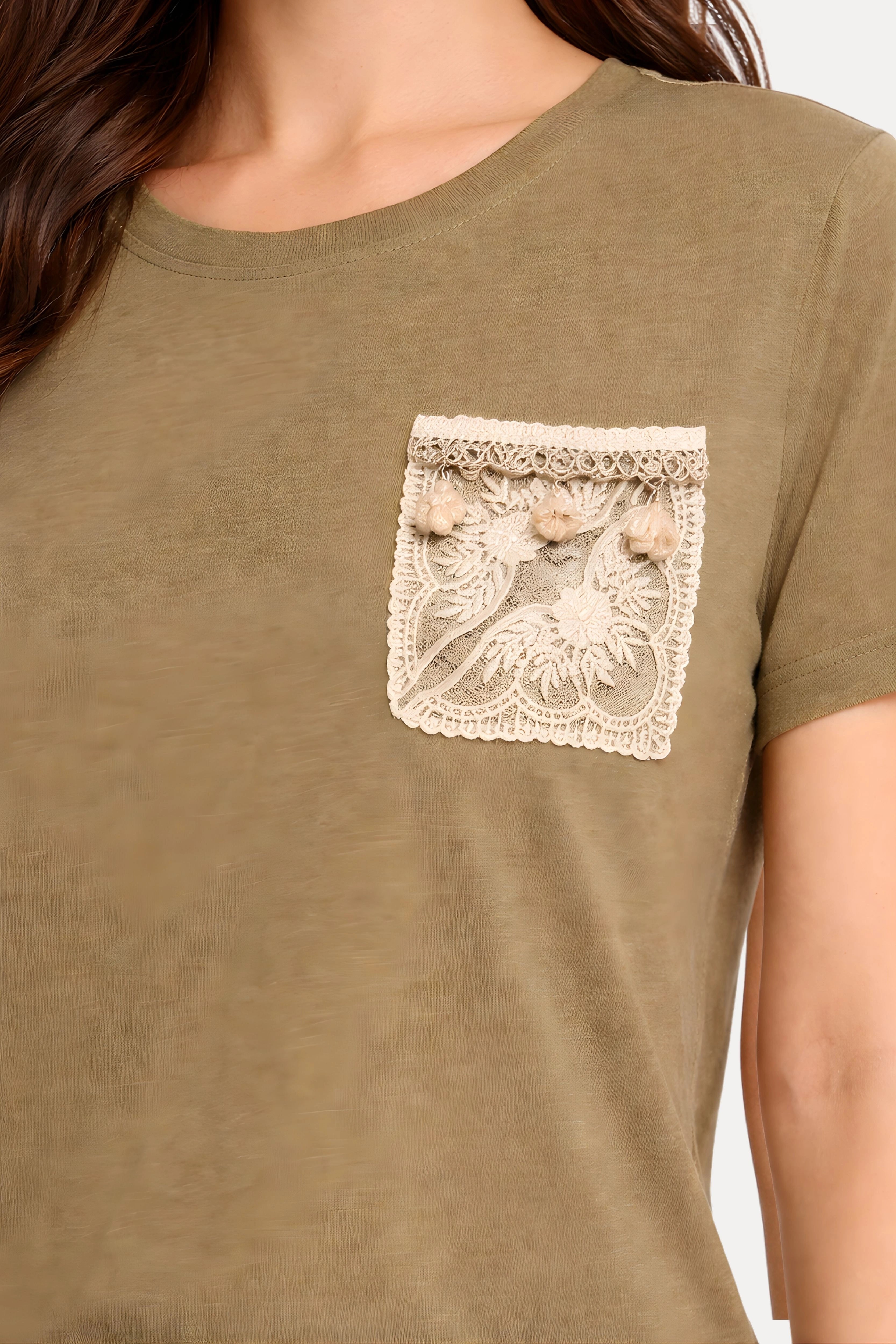 Green Cotton Capri Night Suit Set