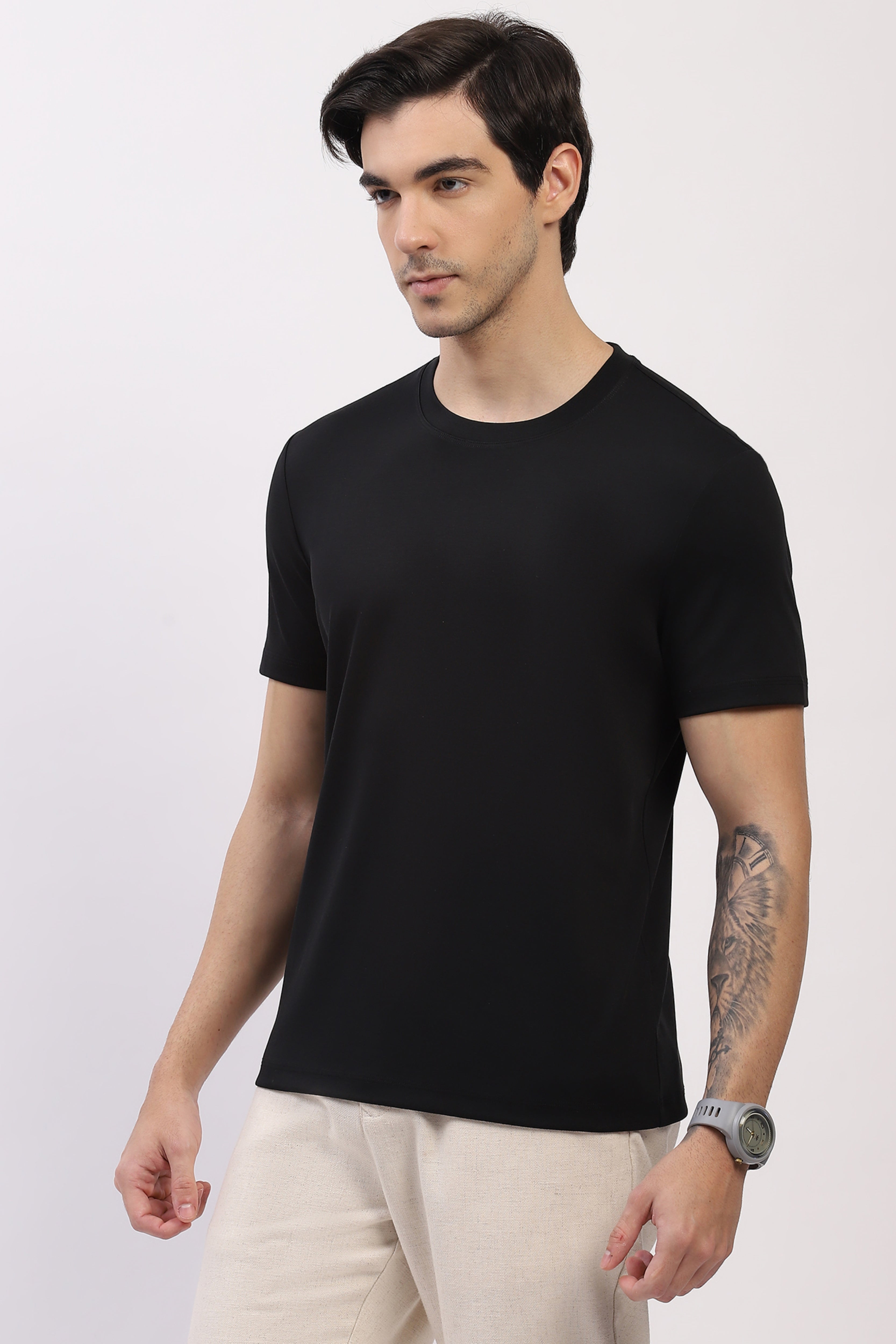 Classic Black Regular Fit T-Shirt