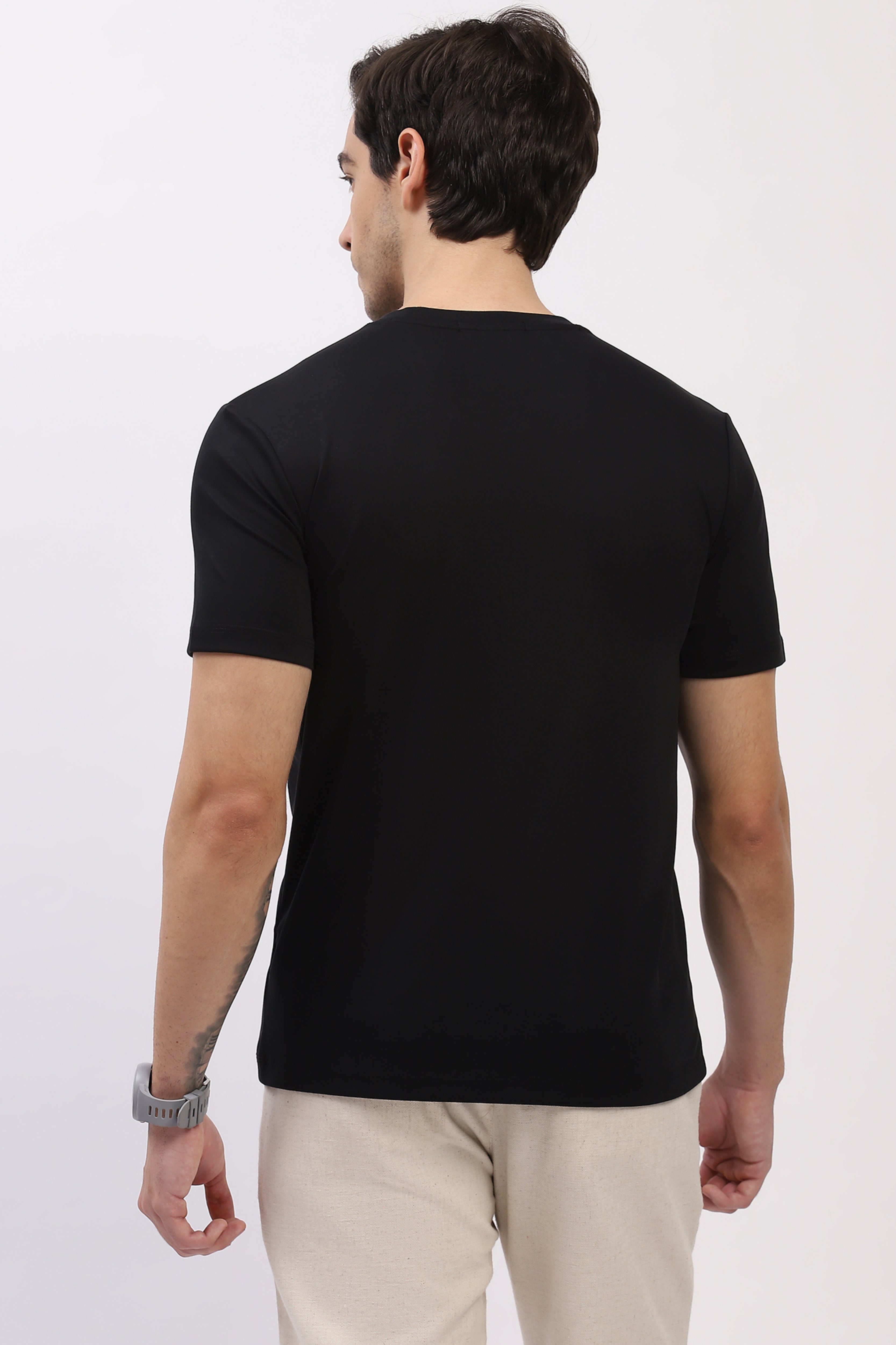 Classic Black Regular Fit T-Shirt