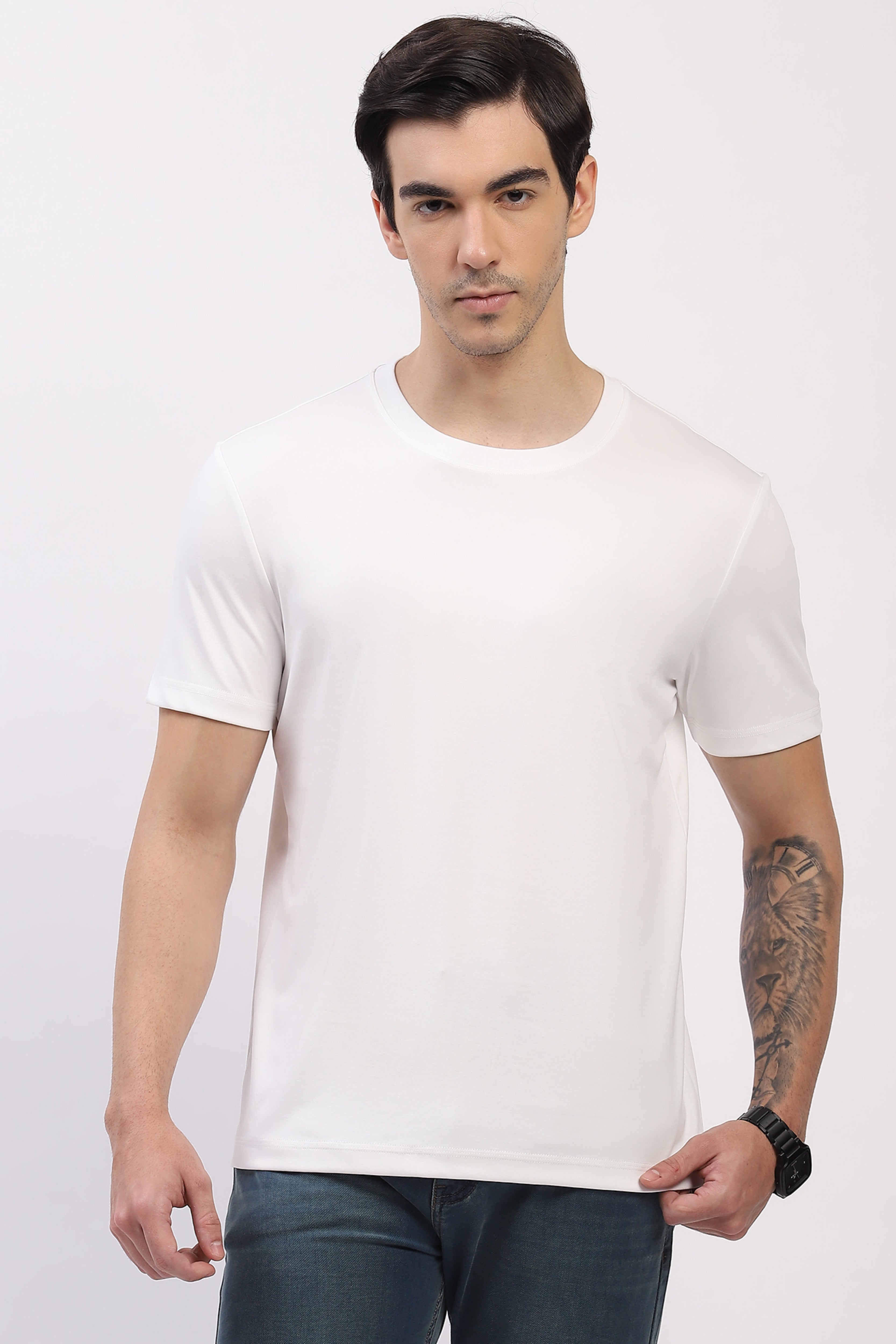 Classic White Regular Fit T-Shirt