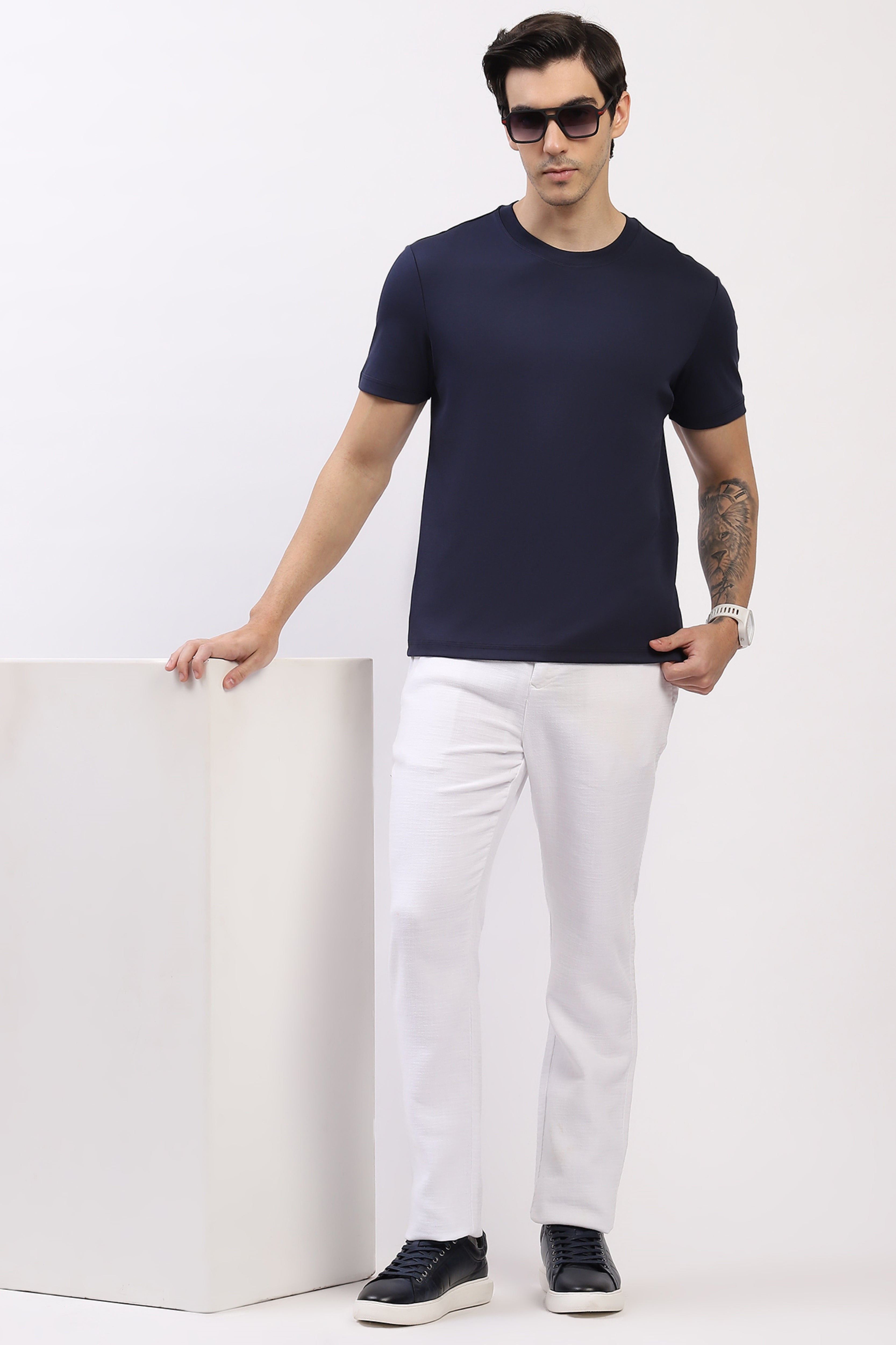 Classic Navy Regular Fit T-Shirt