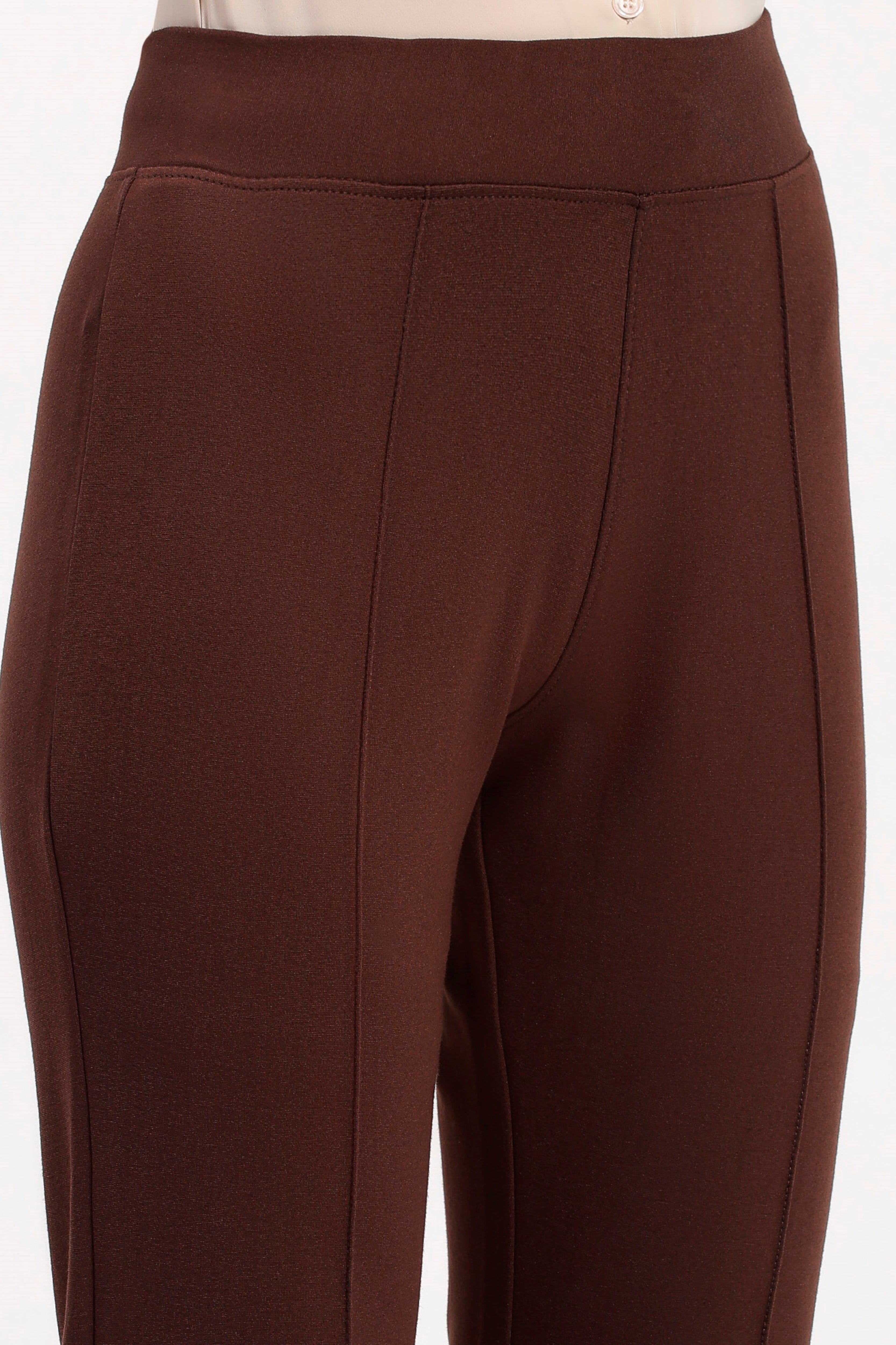 Brown Bootcut Jeggings