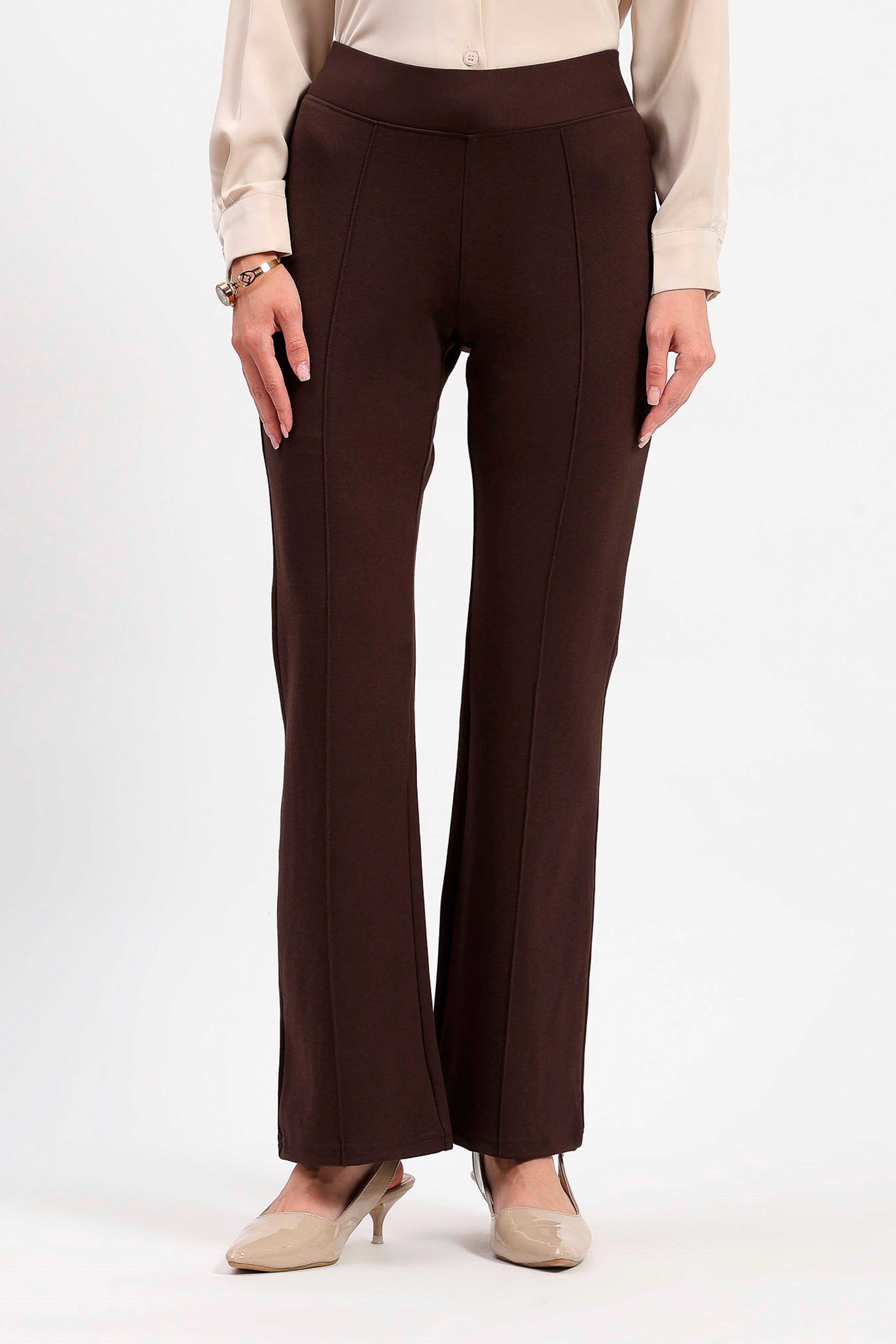 Brown Bootcut Jeggings