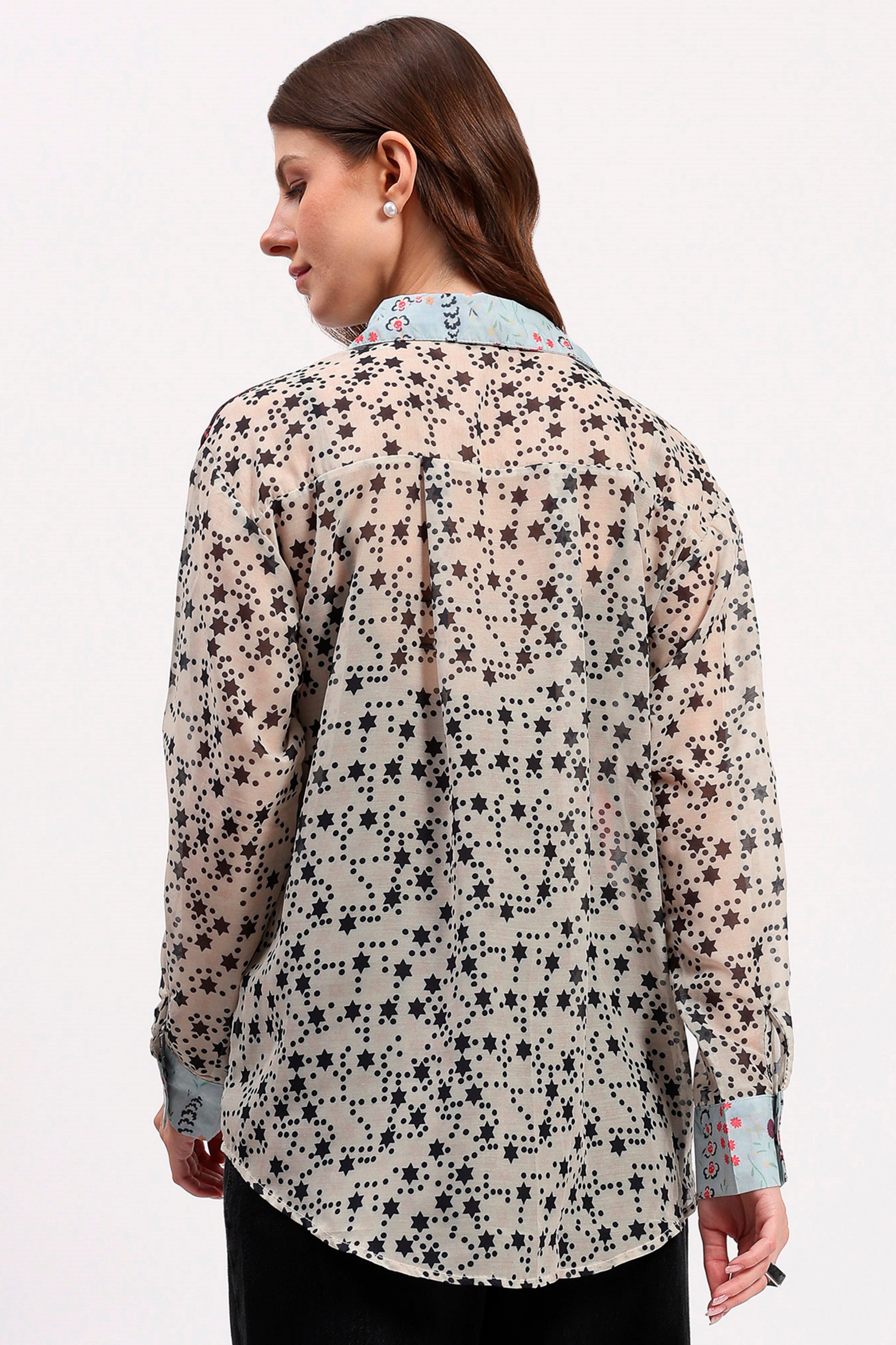 Multicolor Printed Lightweight Shirt