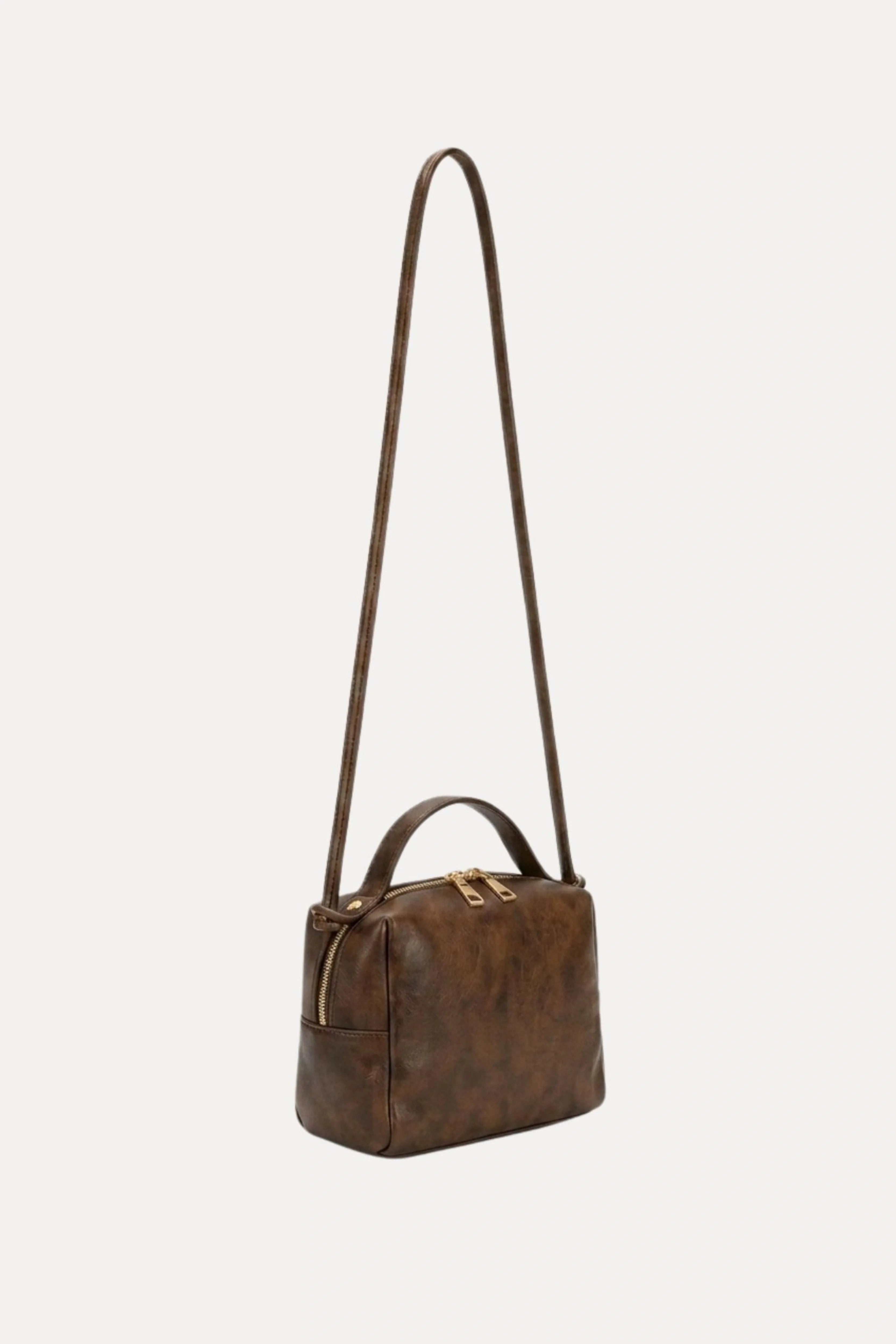 Tan Braided Shoulder Bag-Global Republic