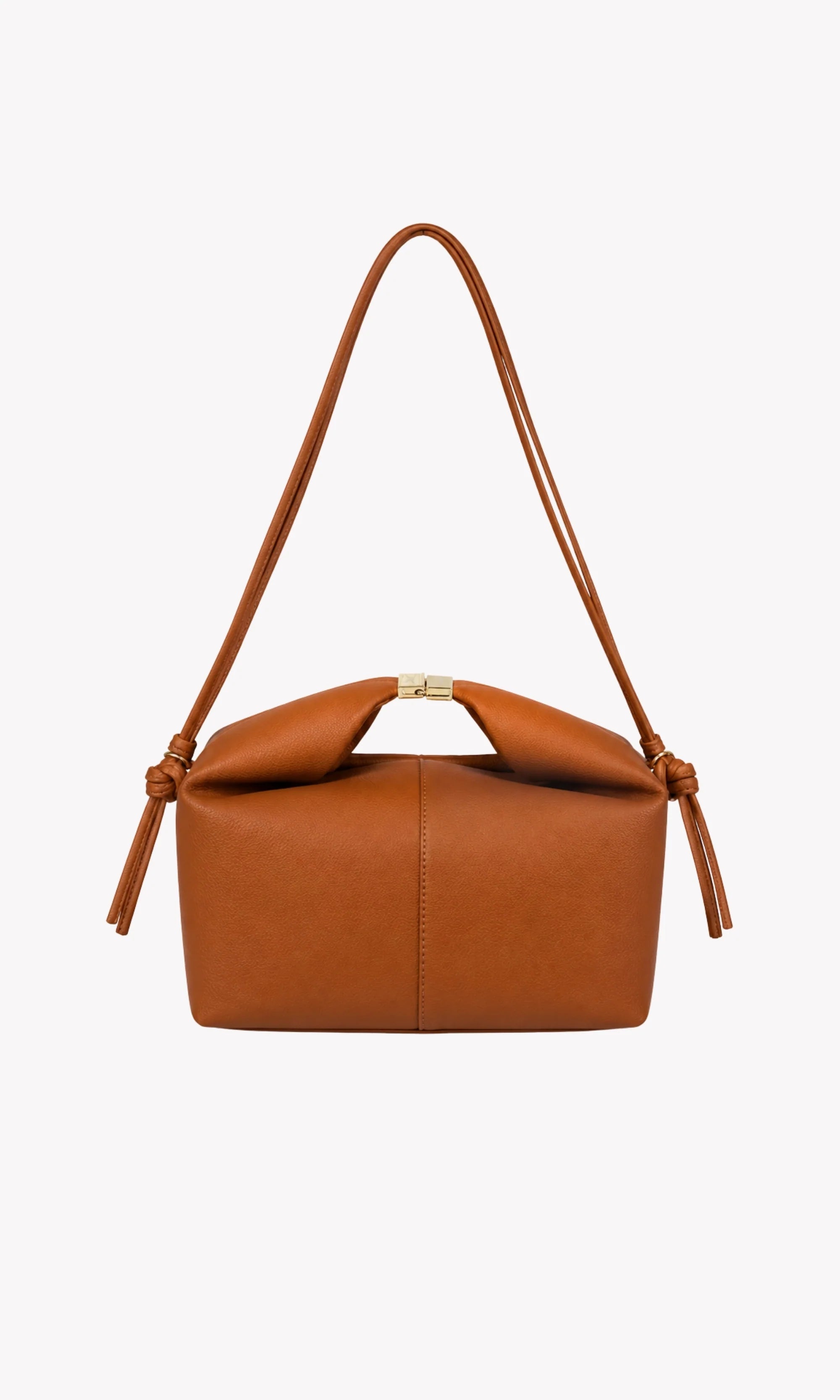 Tan Structured Handbag-Global Republic