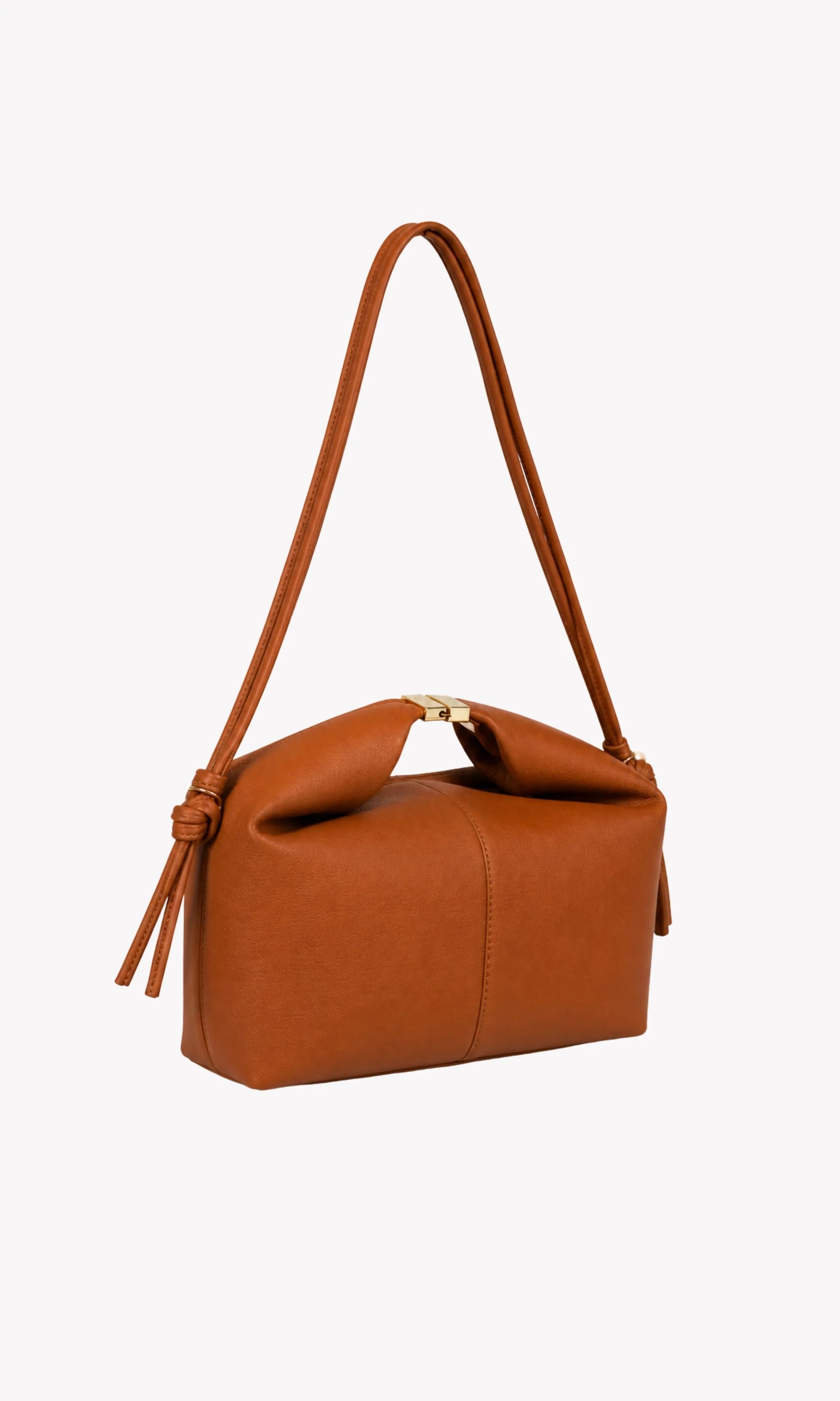 Tan Structured Handbag-Global Republic