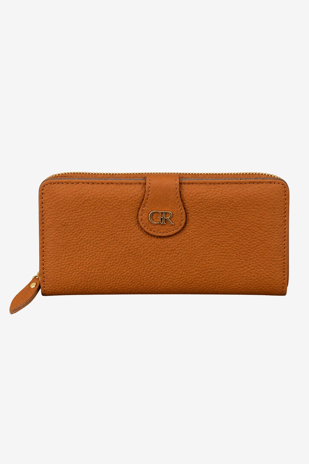 Textured Multi-Compartment Zip Wallet-Global Republic