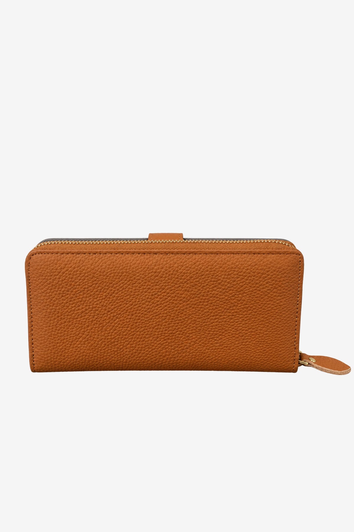 Textured Multi-Compartment Zip Wallet-Global Republic