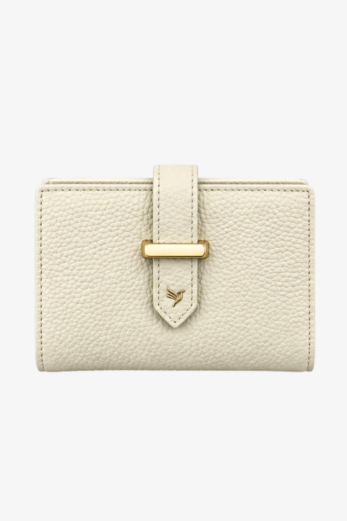 White Textured Long Wallet-Global Republic