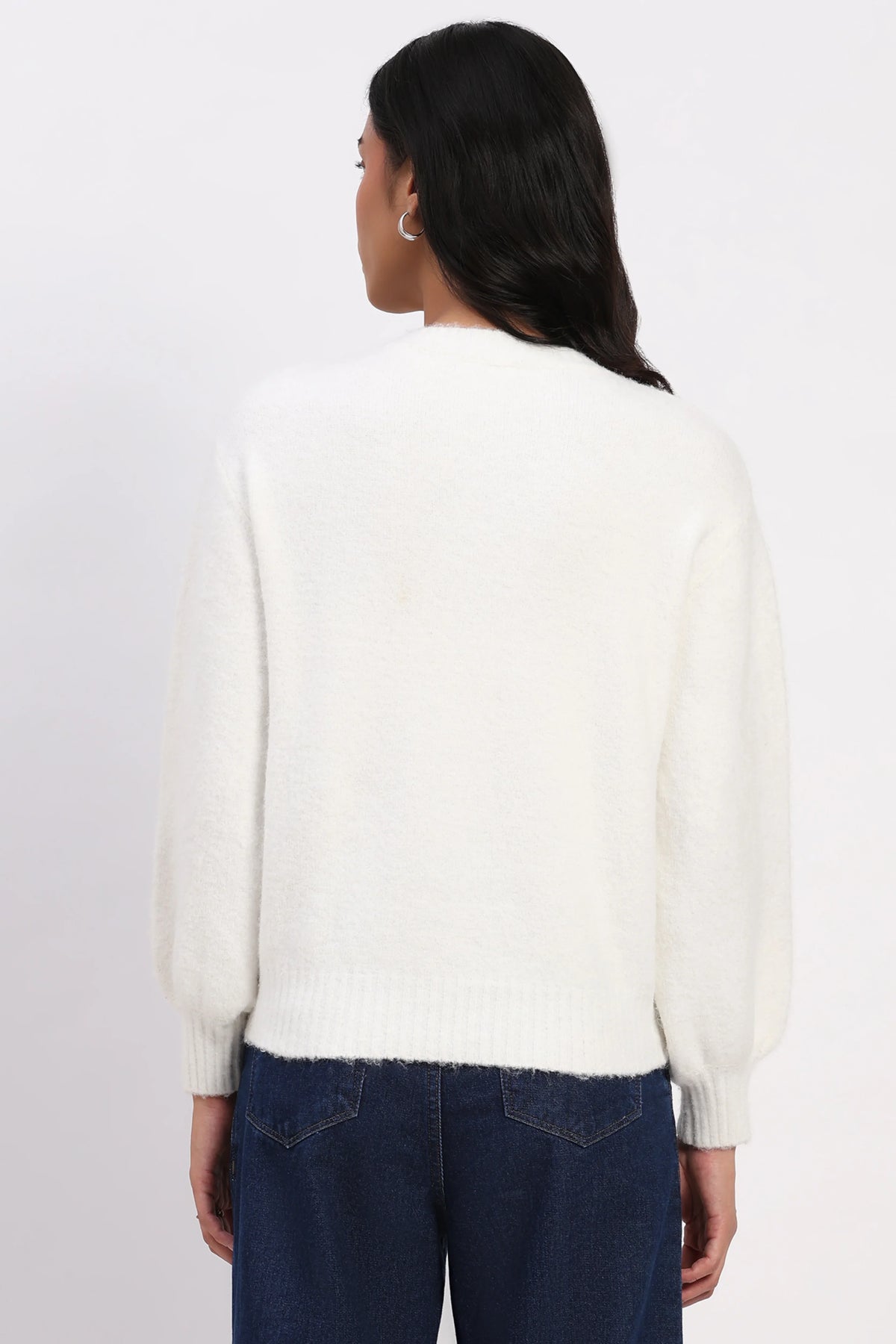 White Palm Tree Pullover-Global Republic