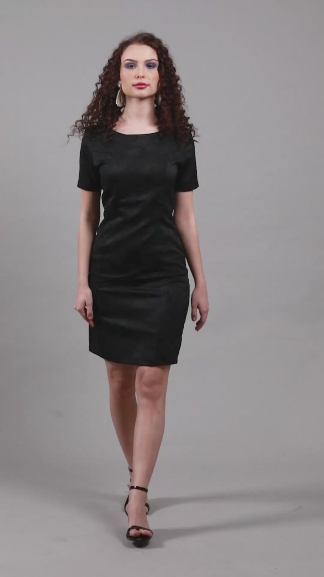 Women Black Hosiery Dress