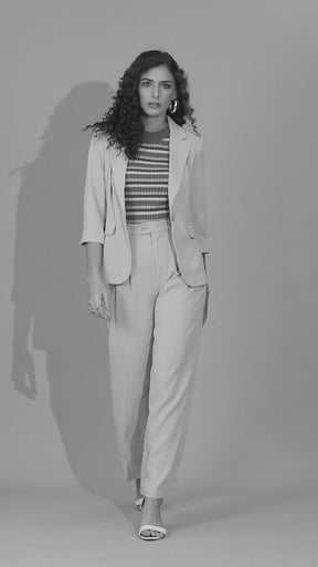 Women Mauve Semi Formal Trouser