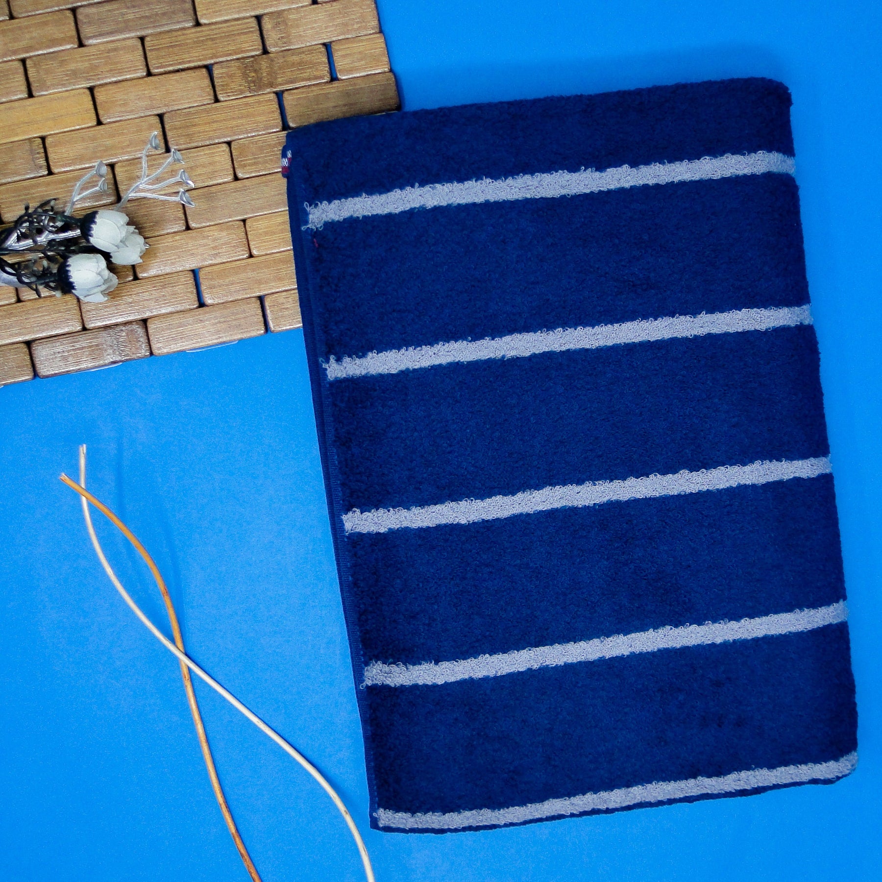 Blue Super Absorbent Bath Towel (70x140)