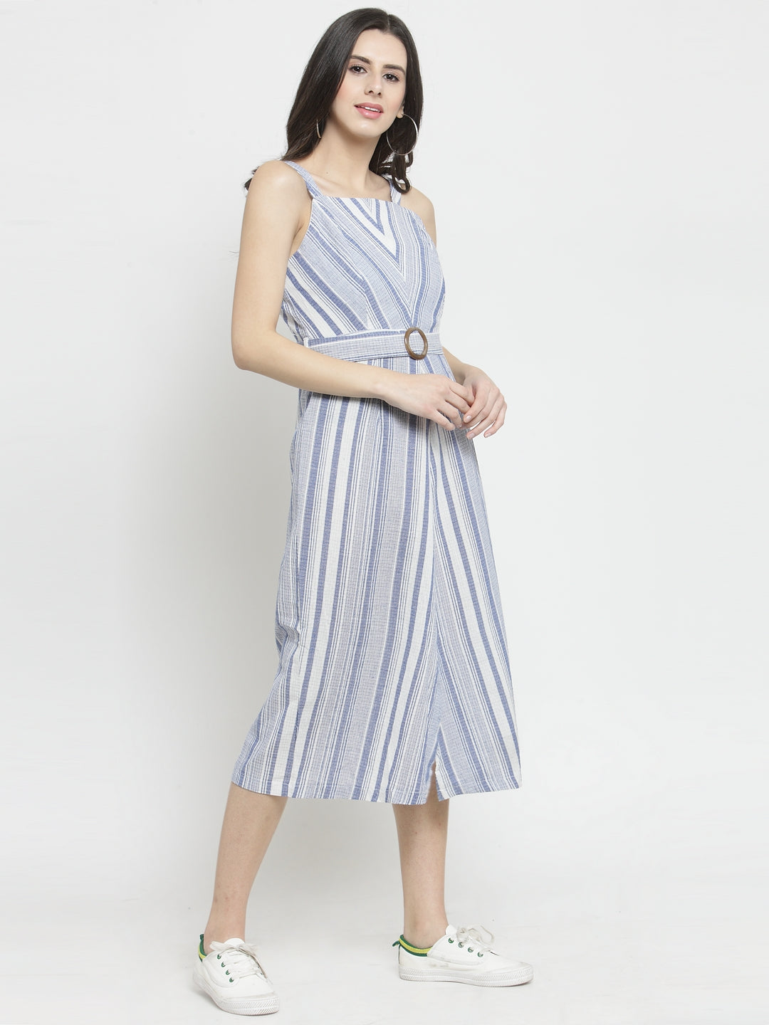 Women Blue Slim Fit Dress