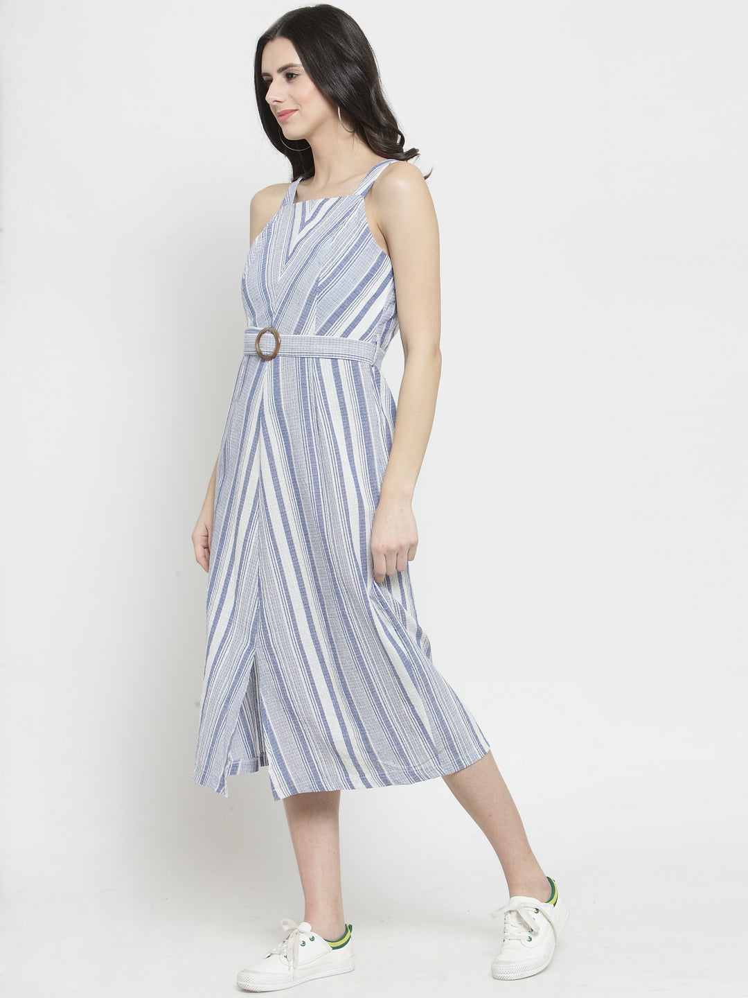 Women Blue Slim Fit Dress