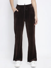 Solid Brown Palazzo Pants