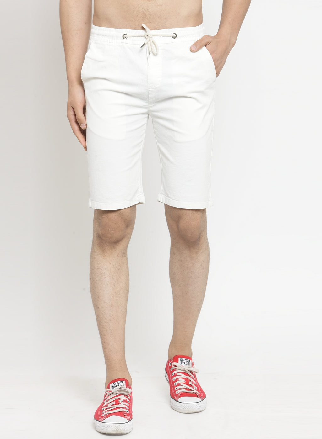 Men Black Solid Regular Fit Regular Shorts
