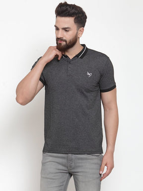 Mens Plain Navy And Olive Combo Of 2 T-Shirts