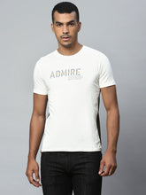 Men White Admire Alpha Printed T-Shirt