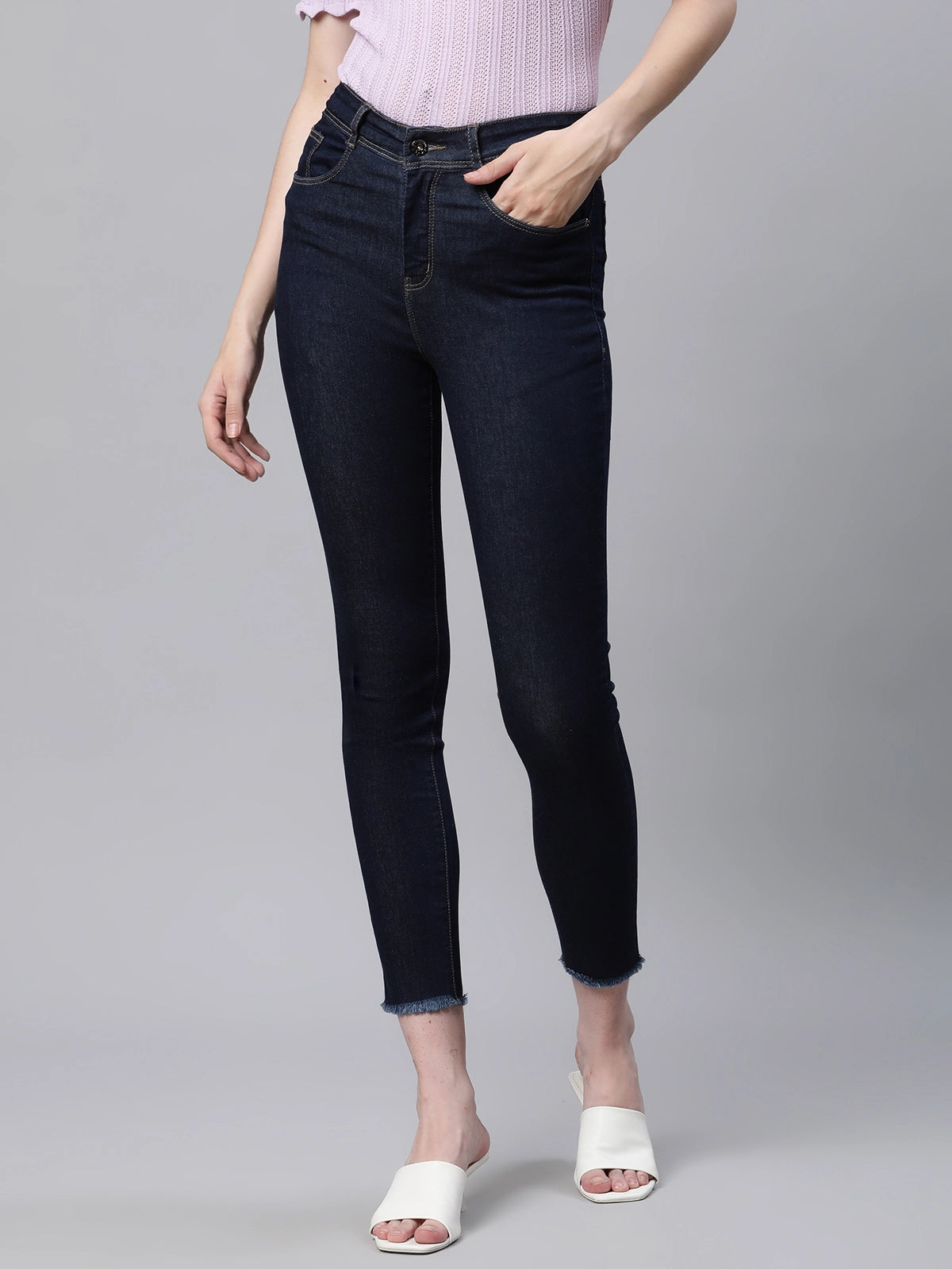 women lightly jeans