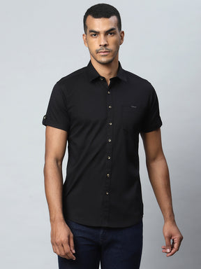Men Black Casual Shirt