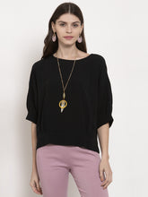 Ladies beige blackish top