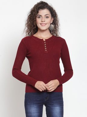 Women Wine Pullover