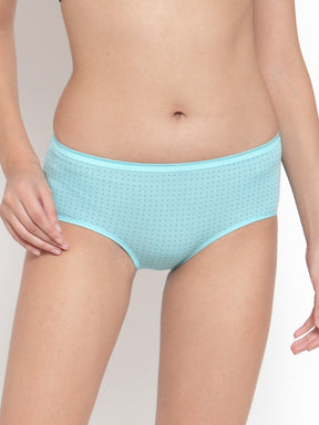 Women Solid Blue Panty