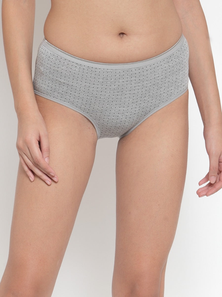 Women Solid Grey Panty - Global Republic