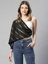 Black Sequined Stole