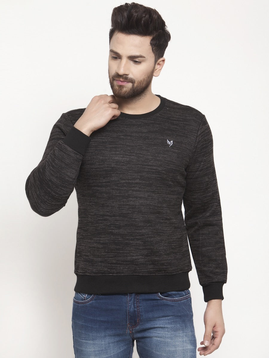 Mens Black Sweat Shirt