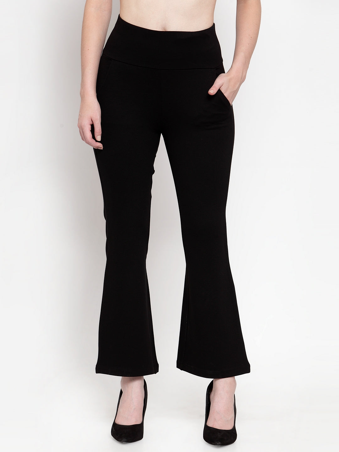 Black Solid Jegging - Global Republic