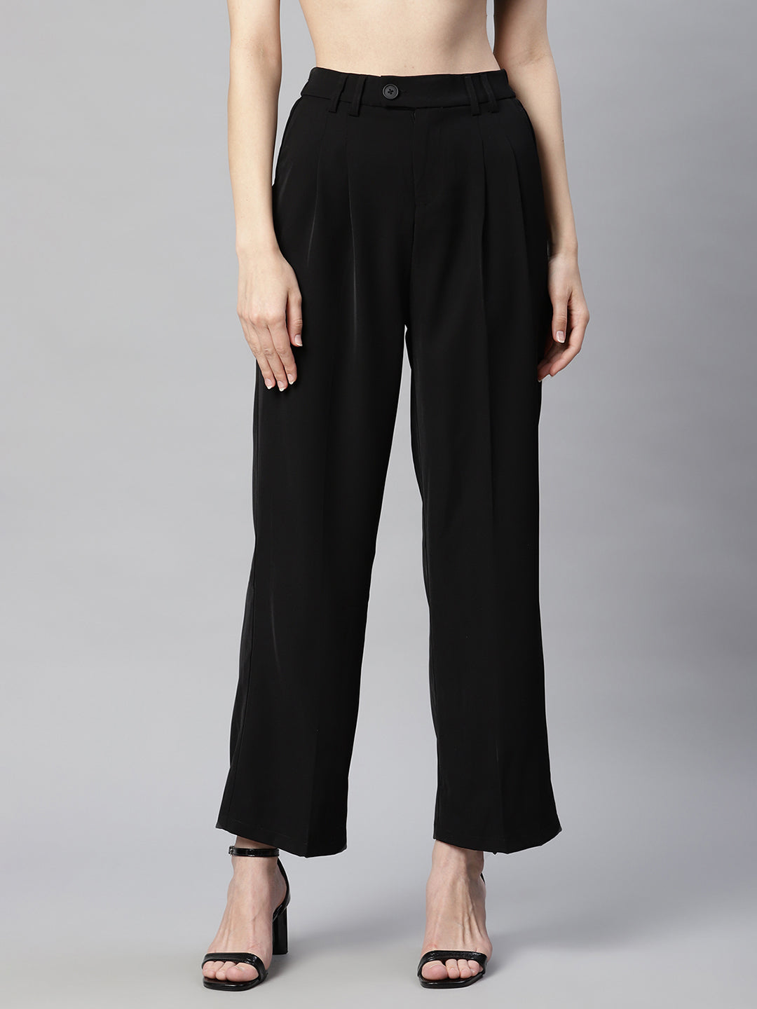 ladies trousers wide leg