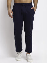 Men Navy Blue Hosiery Solid Lower
