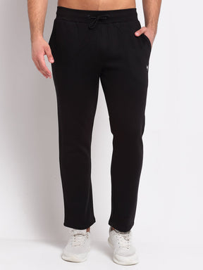 Men Black Hosiery Solid Lower