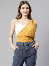 Women Mango Yellow Fossil Stole