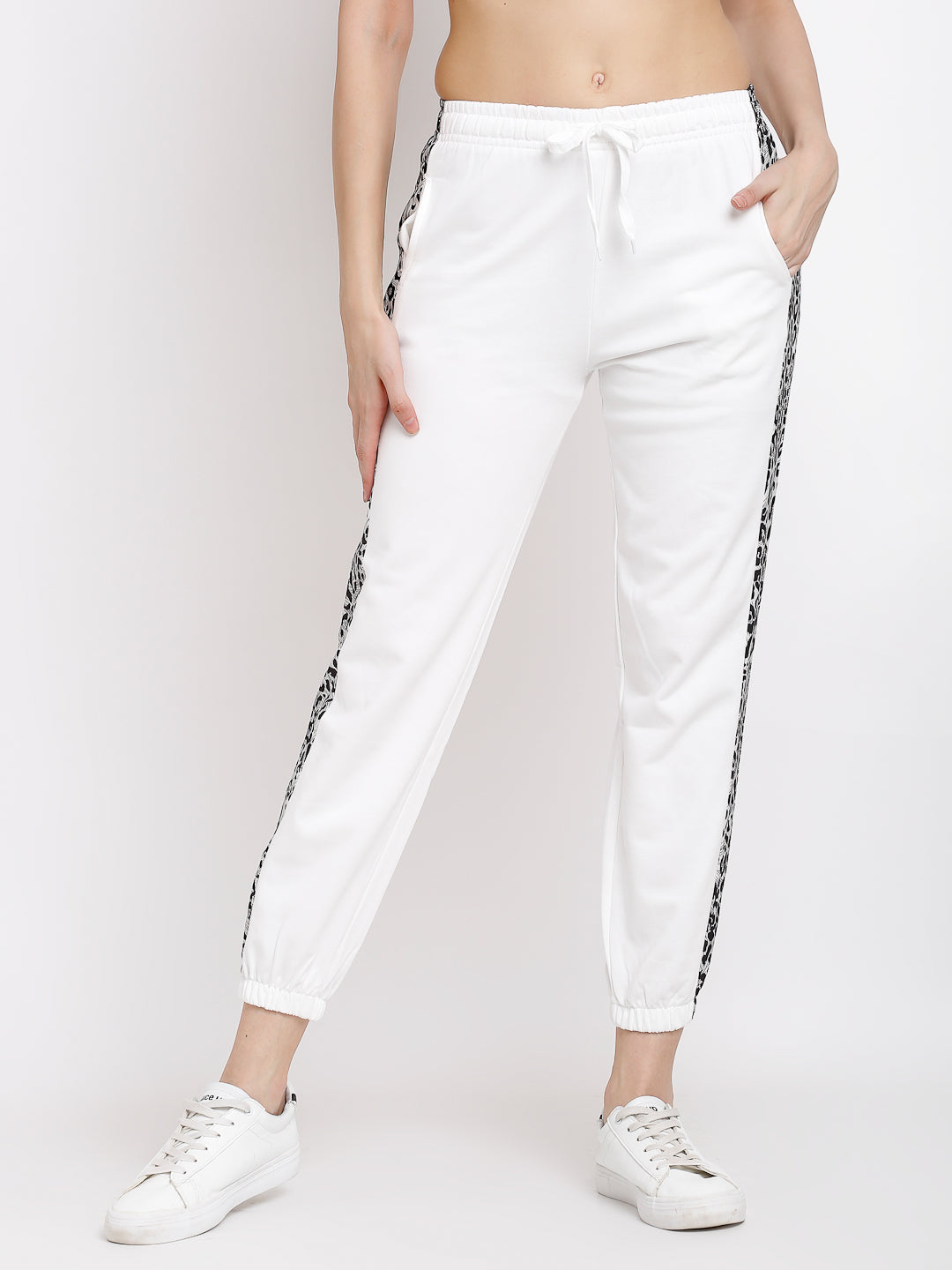 white joggers women